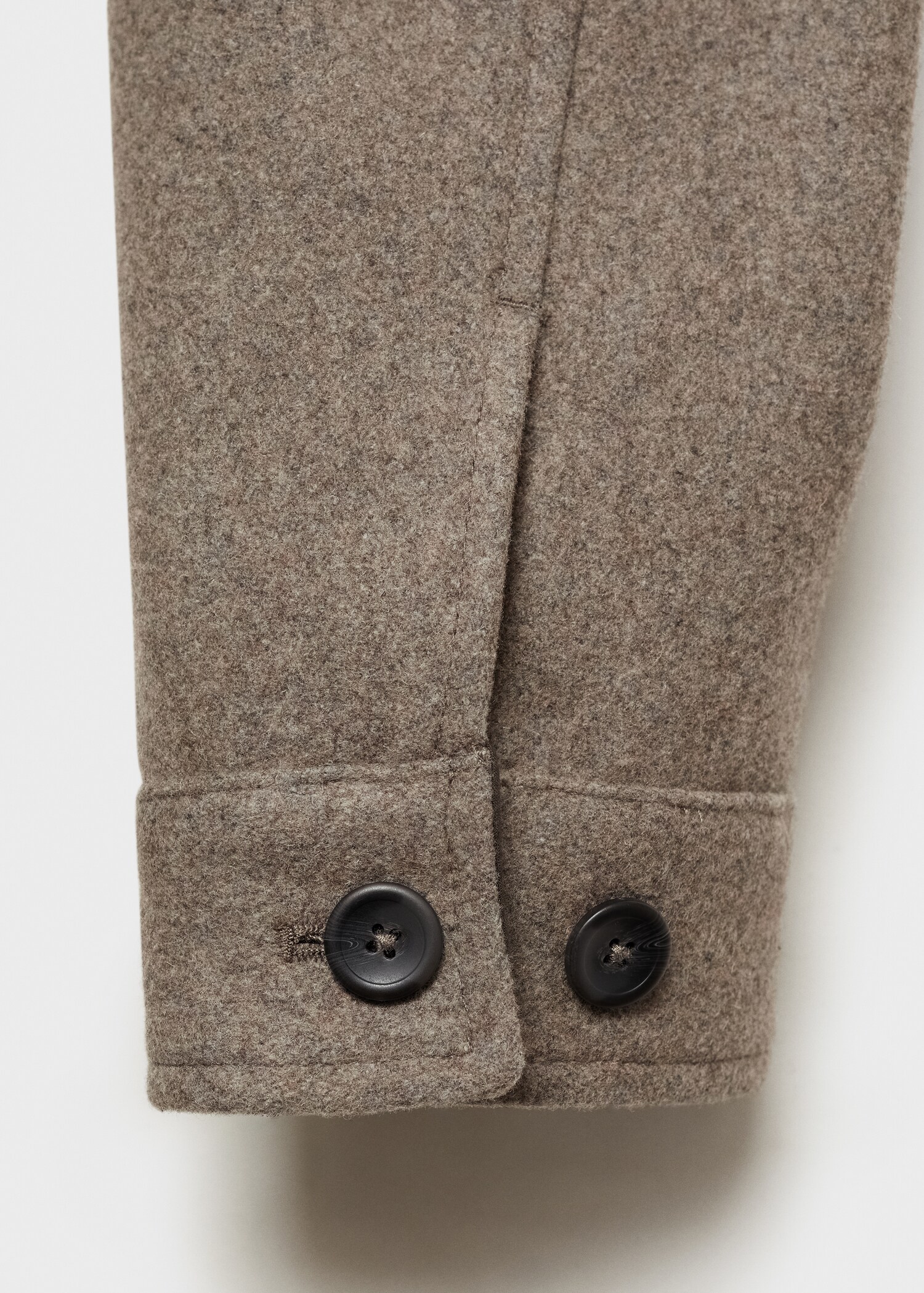 Surchemise laine mélangée flanelle - Détail de l'article 0