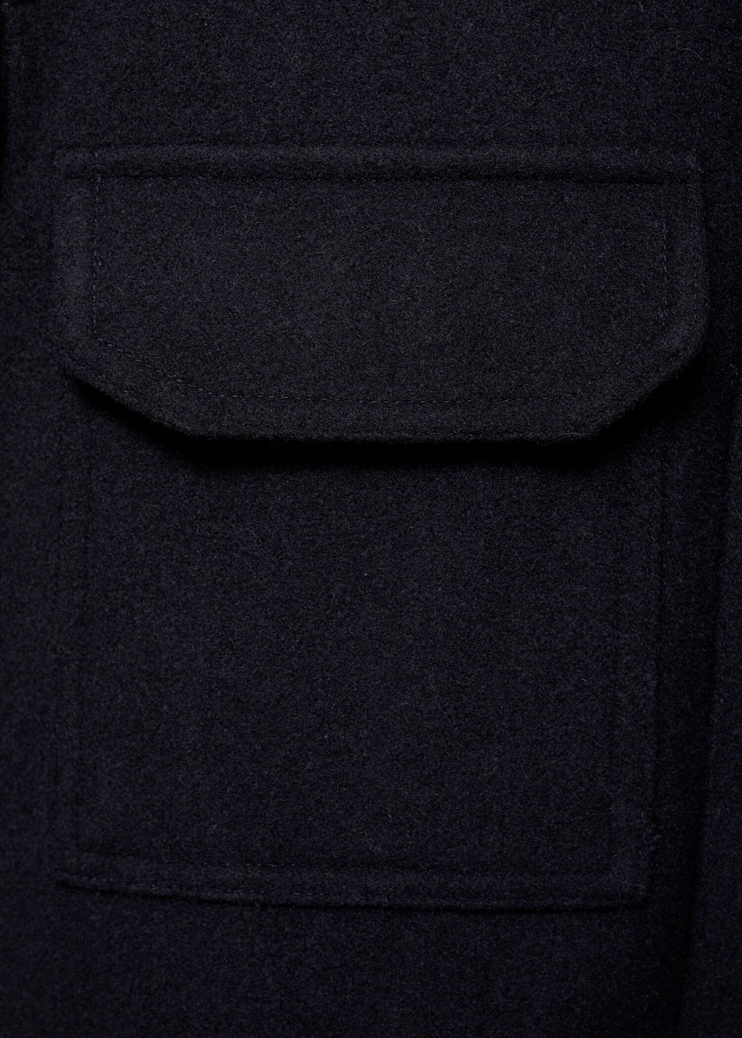 Surchemise laine mélangée flanelle - Détail de l'article 0