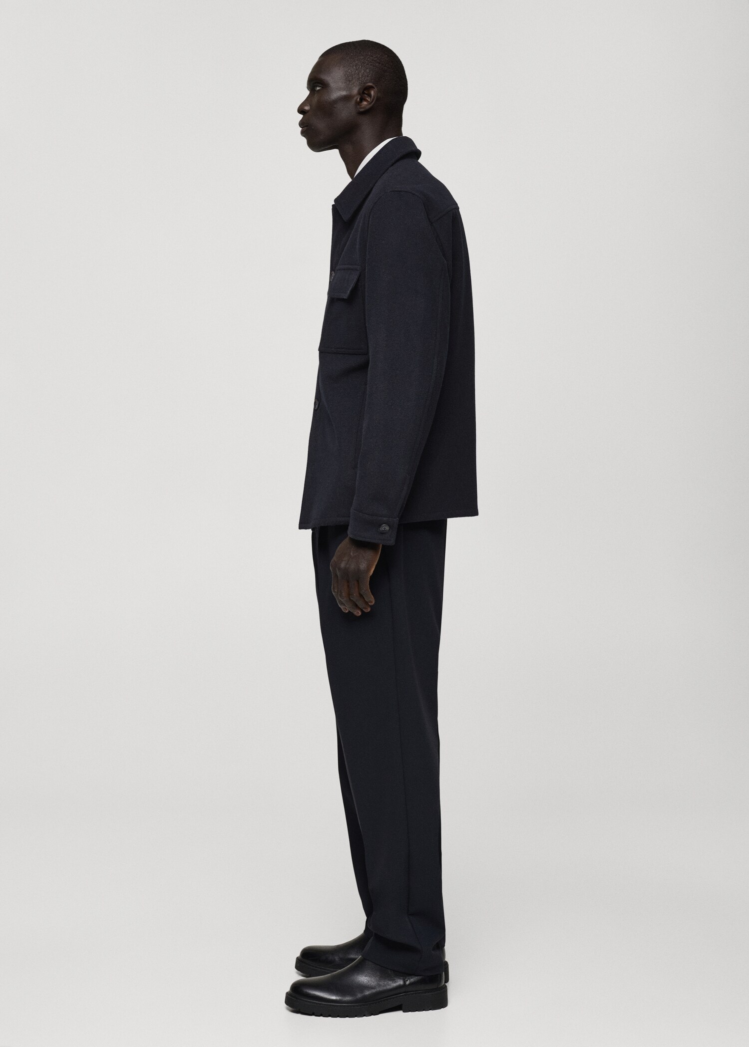 Surchemise laine mélangée flanelle - Détail de l'article 2