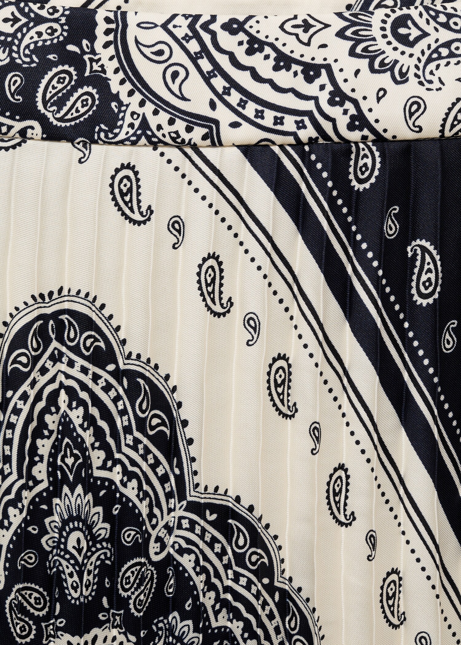 Paisley-print pleated skirt - Details of the article 8