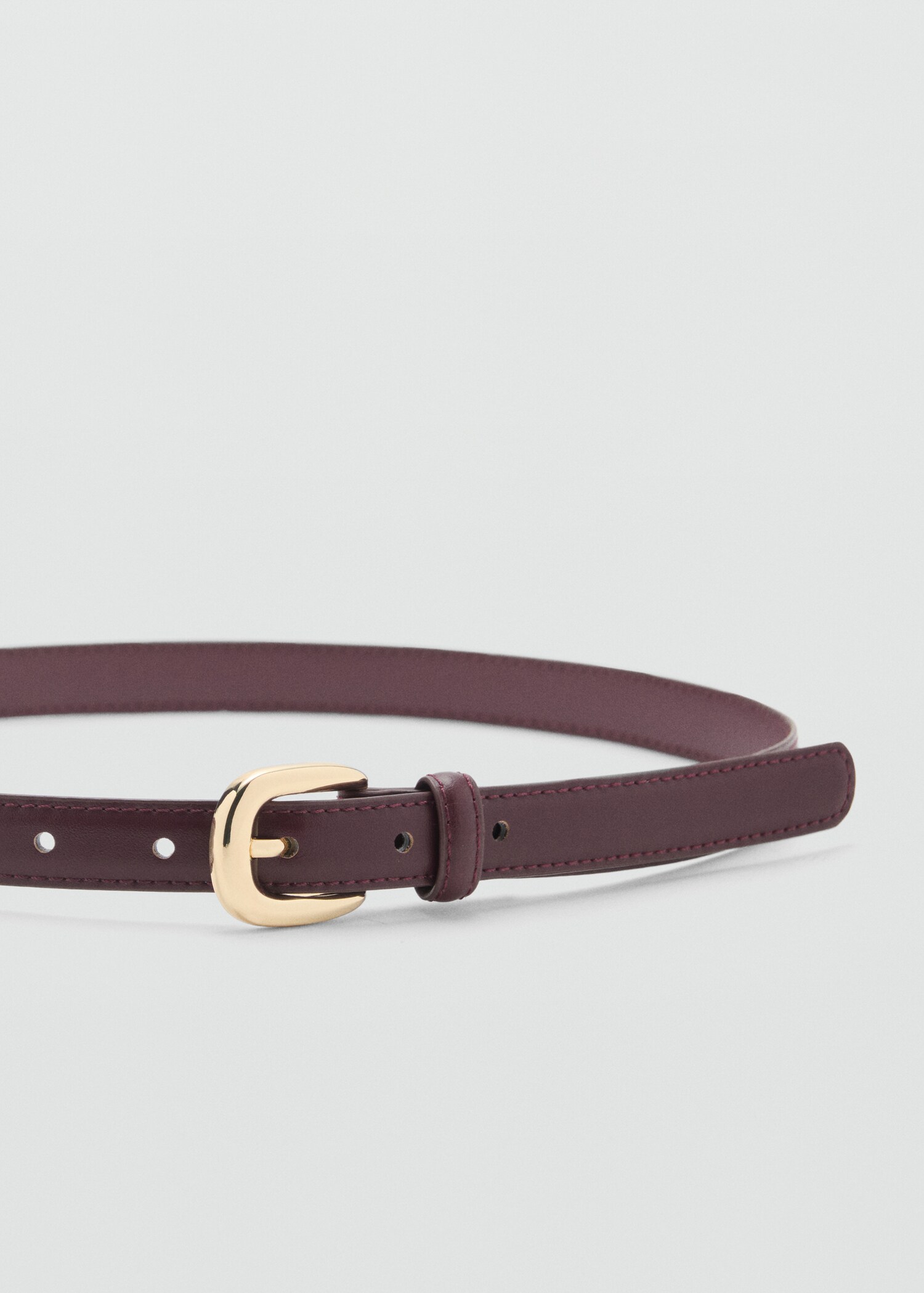 Skinny faux-effect belt - Medium plane