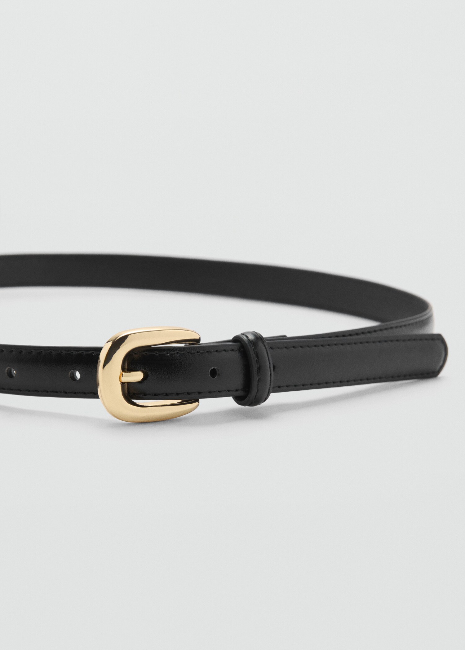 Skinny faux-effect belt - Medium plane