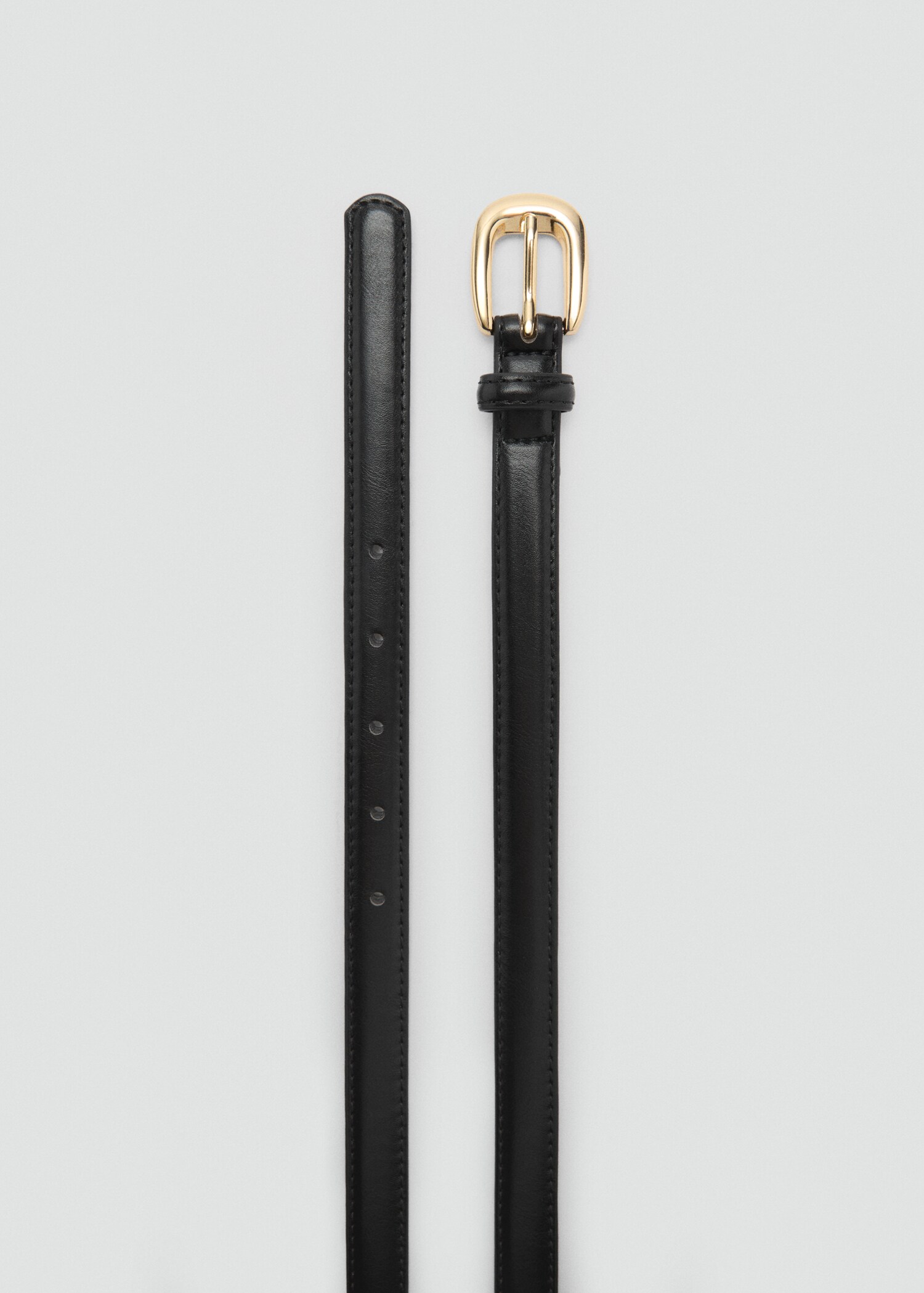 Skinny faux-effect belt - Details of the article 1