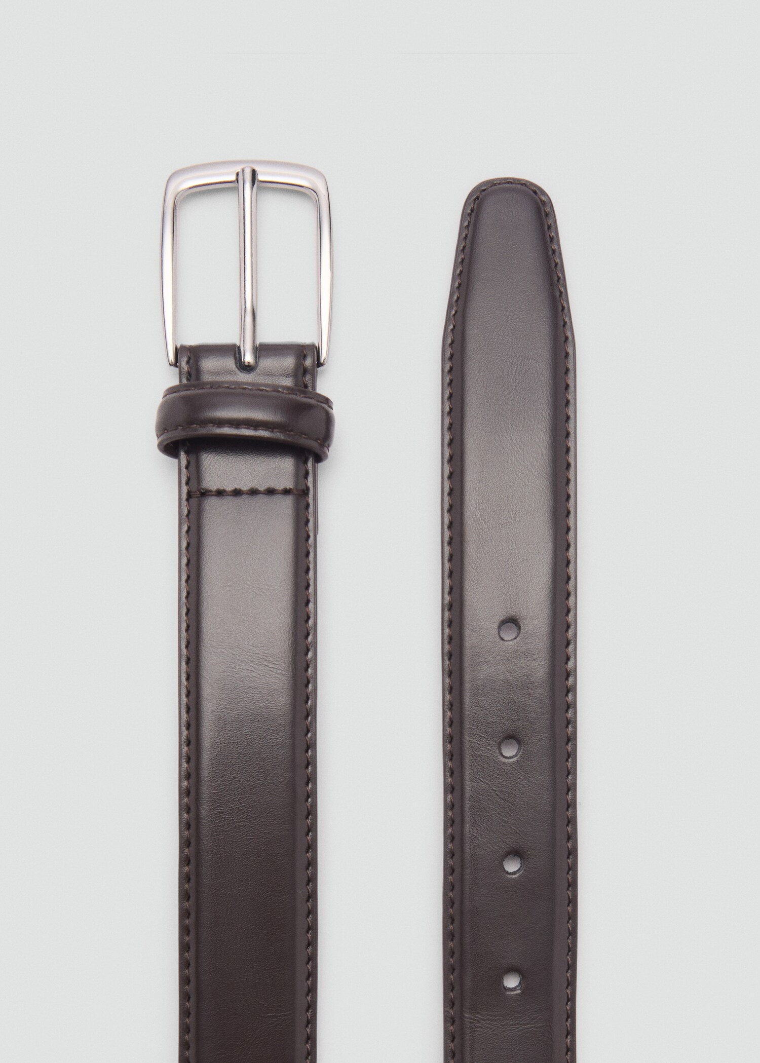 Nappa leather belt - Medium plane