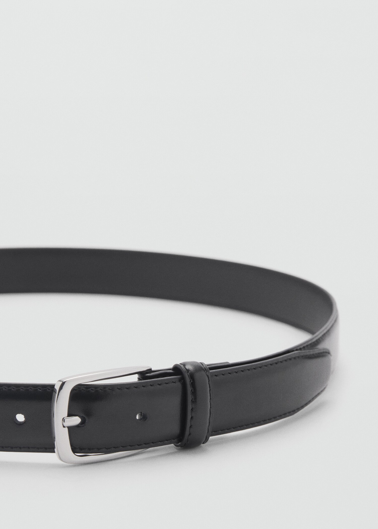 Nappa leather belt - Medium plane