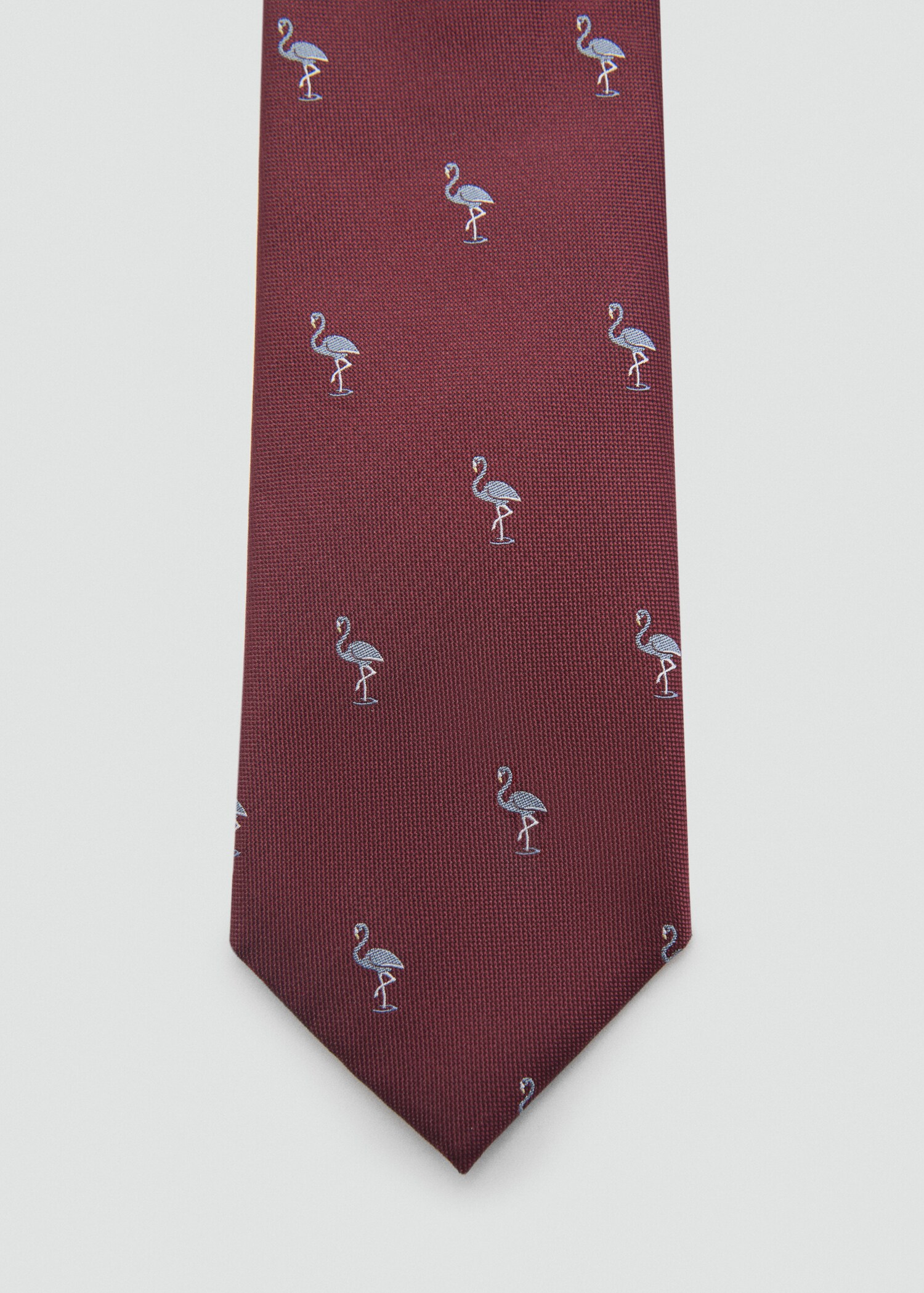 Mulberry silk animal-print tie - Details of the article 1