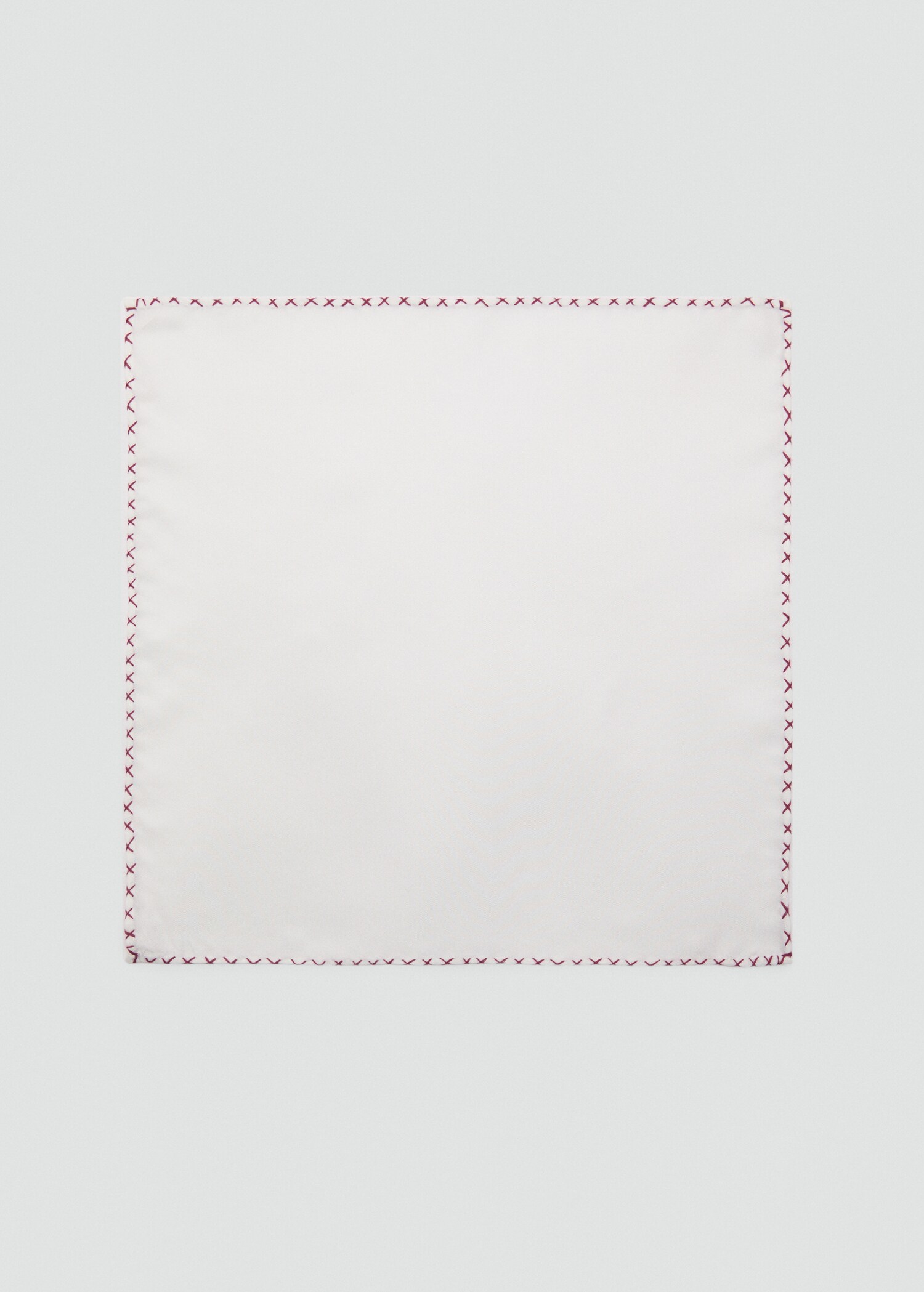 100% silk embroidered pocket handkerchief - Article without model