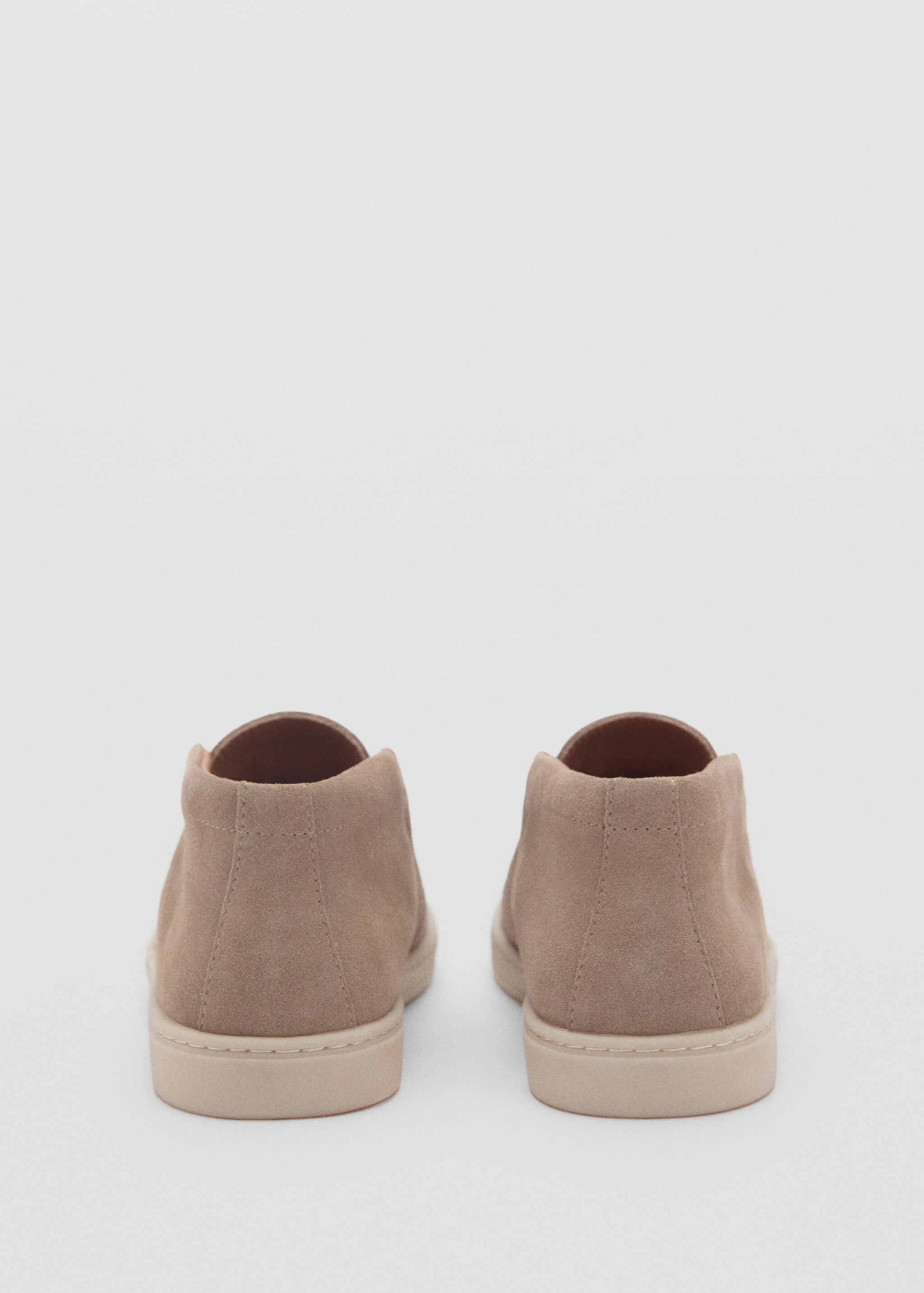 Casual suede leather ankle boots - Details of the article 1, Sand. Ref: 87080609-00.