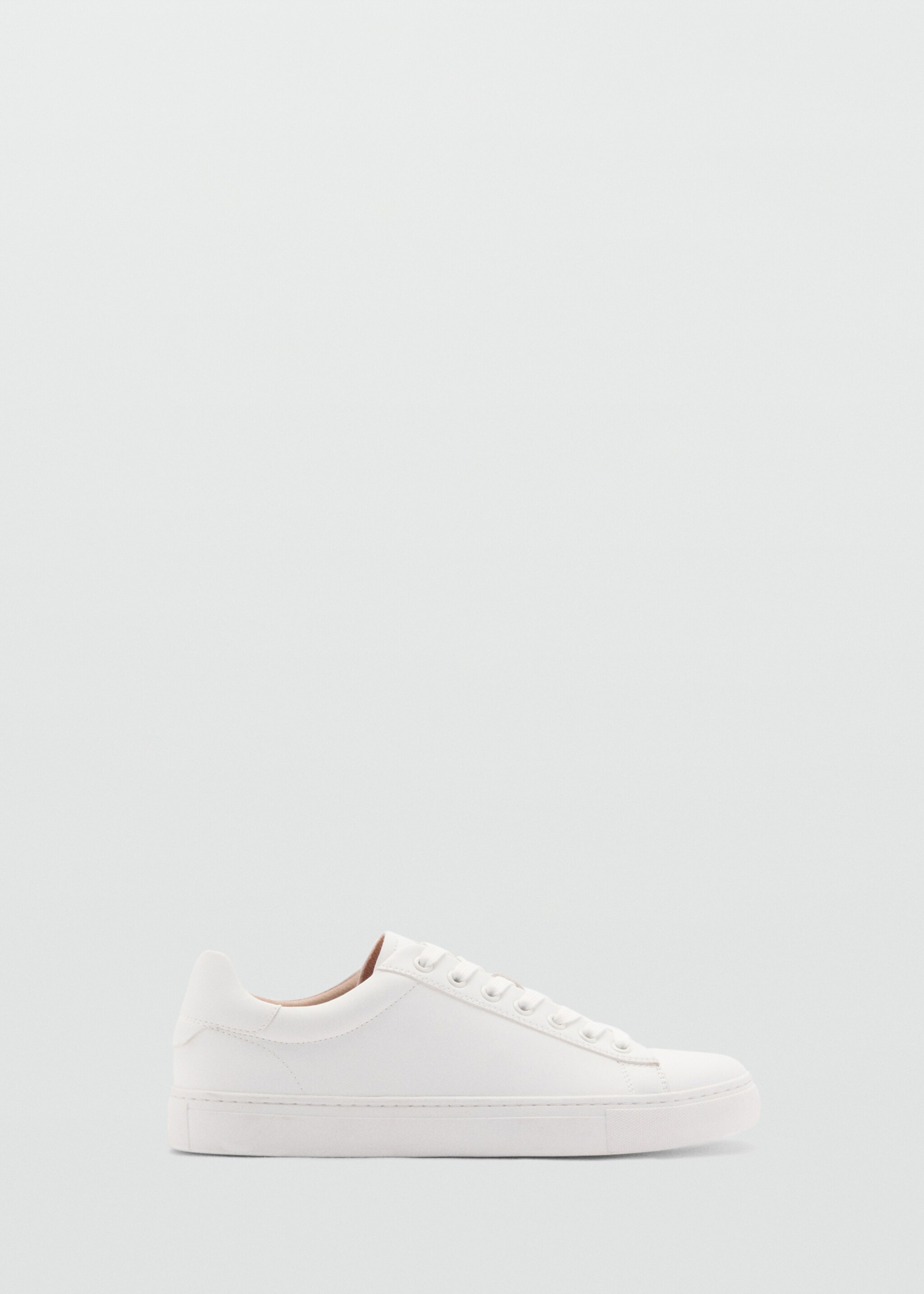 Lace-up panel sneakers - Article without model, White. Ref: 87080611-00.