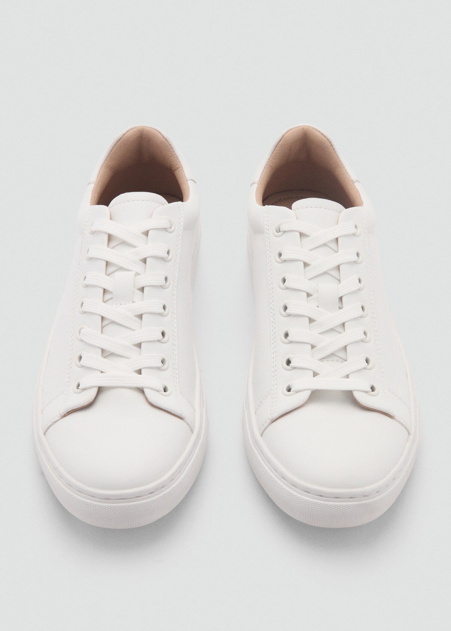 Lace-up panel sneakers - Details of the article 1
