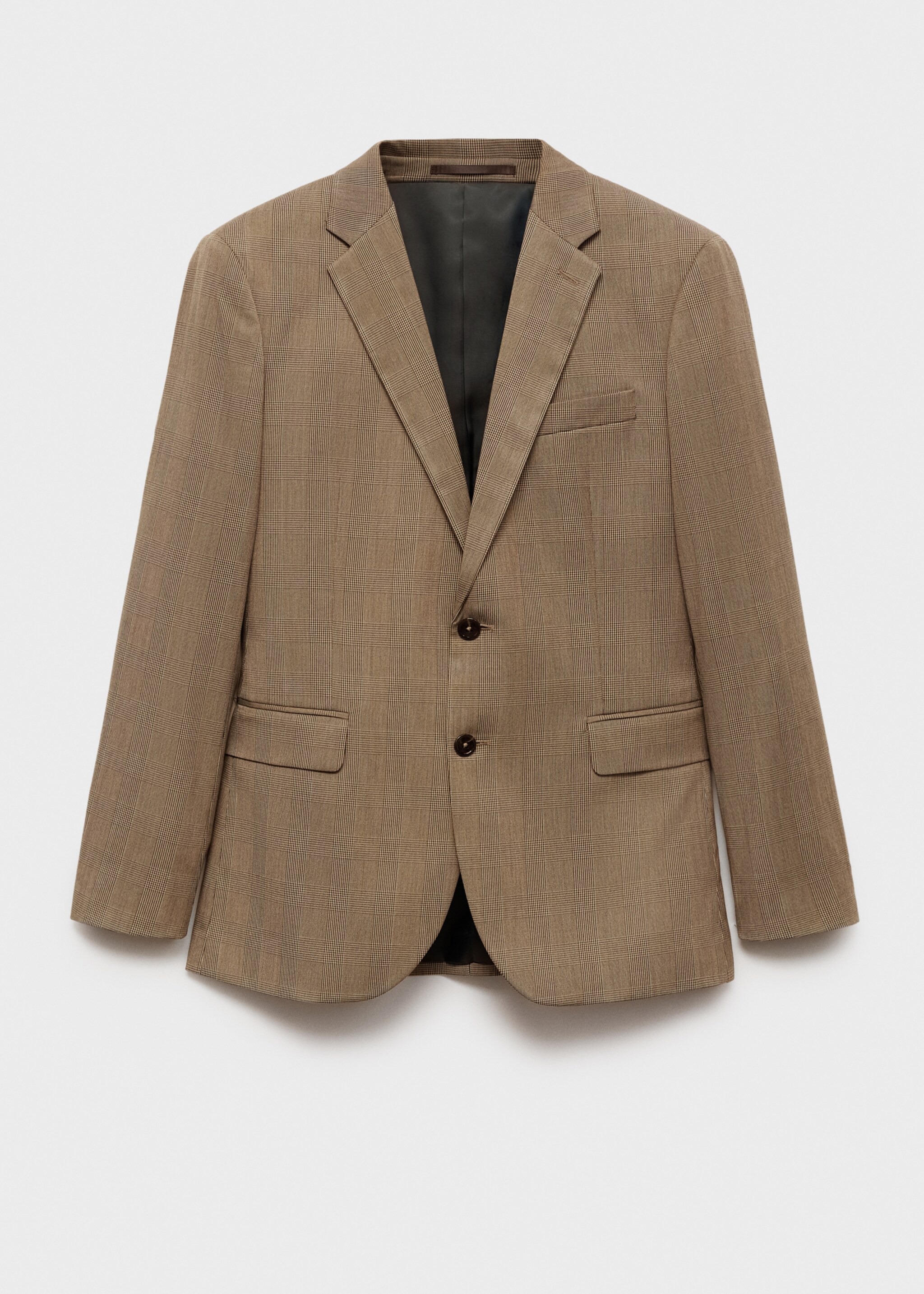 Americana traje Milán cuadro Gales - Artículo sin modelo, Marrón medio. Ref: 87080612-00.