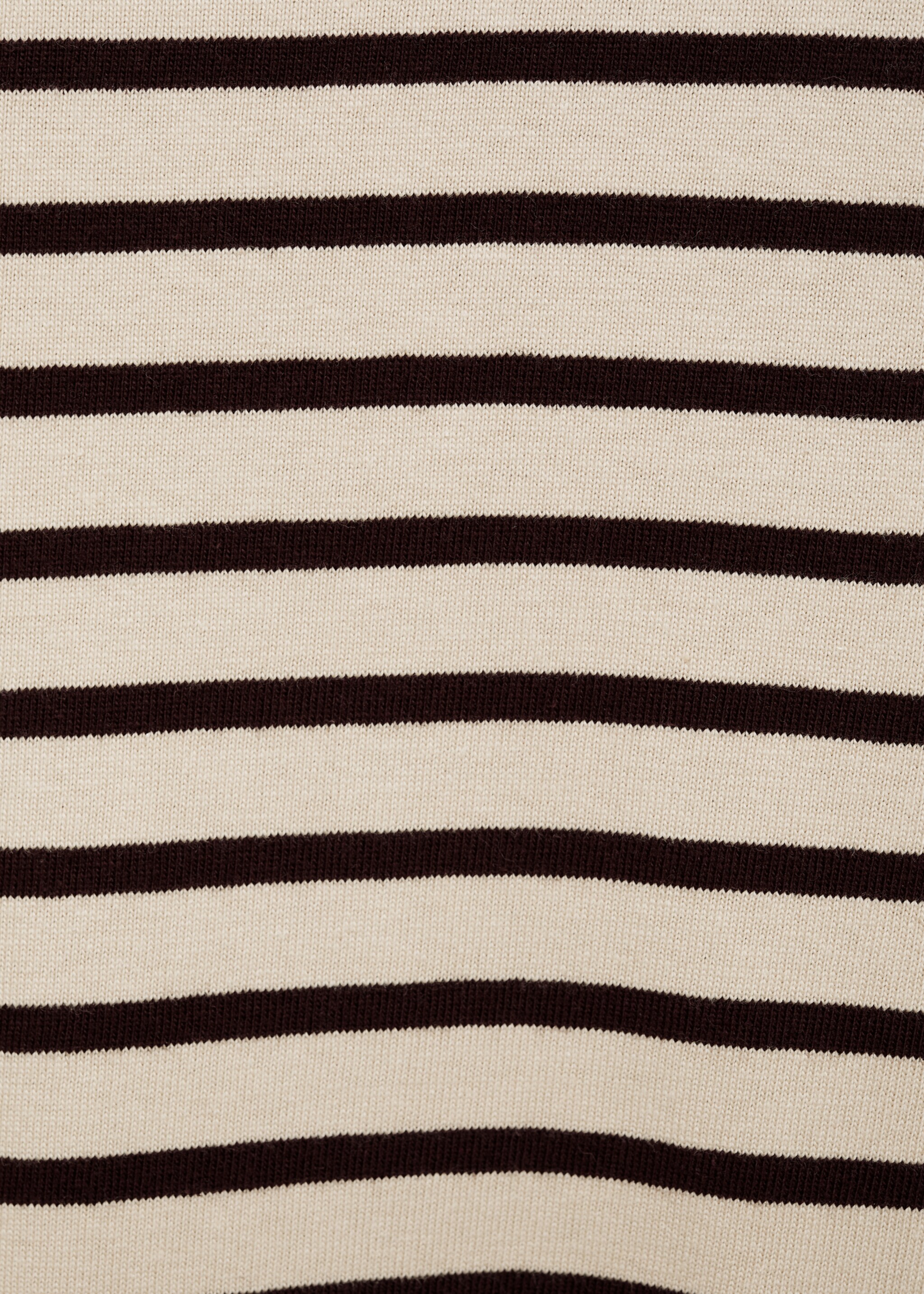 Camiseta 100% algodón rayas - Detalle del artículo 0, Burdeos. Ref: 87080614-00.