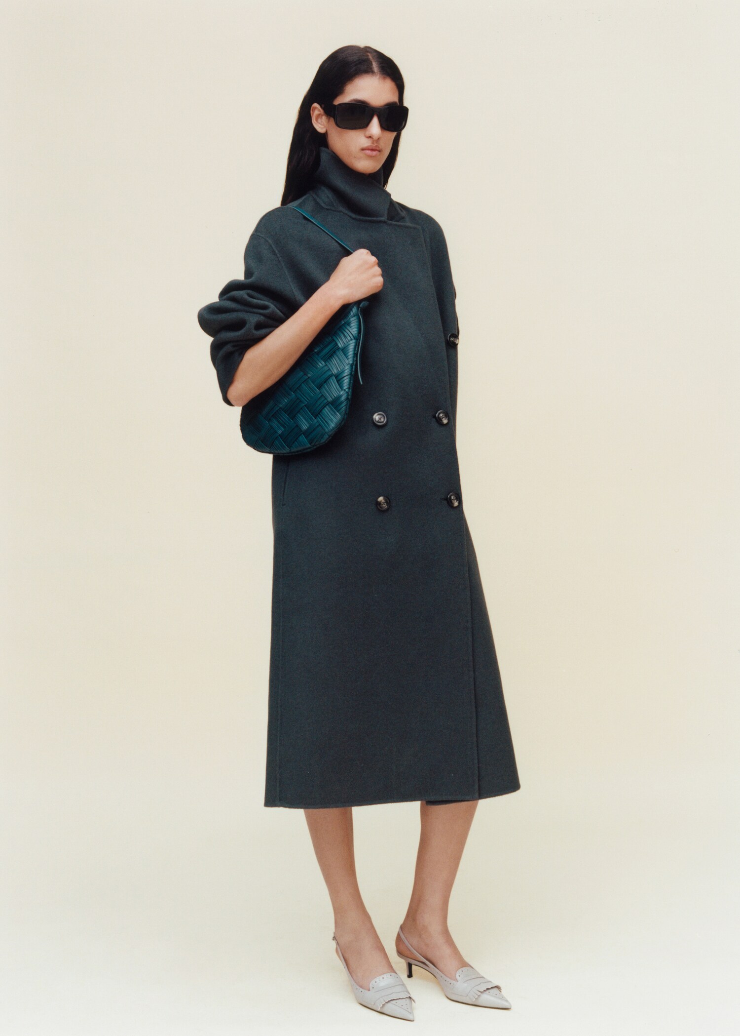 Handmade oversized wool coat - Details of the article 7