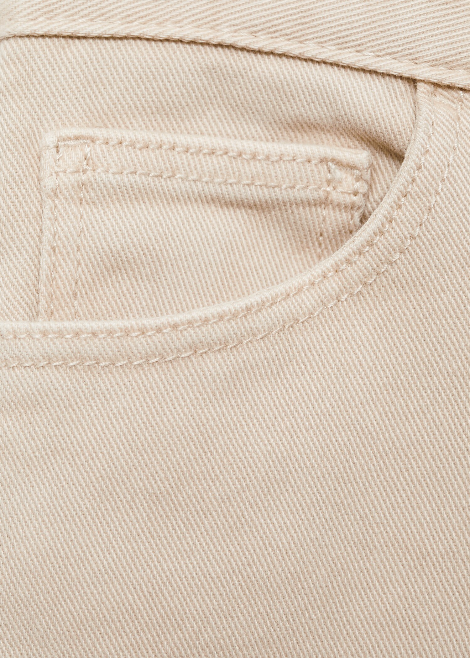 Straight cotton jeans - Details of the article 0