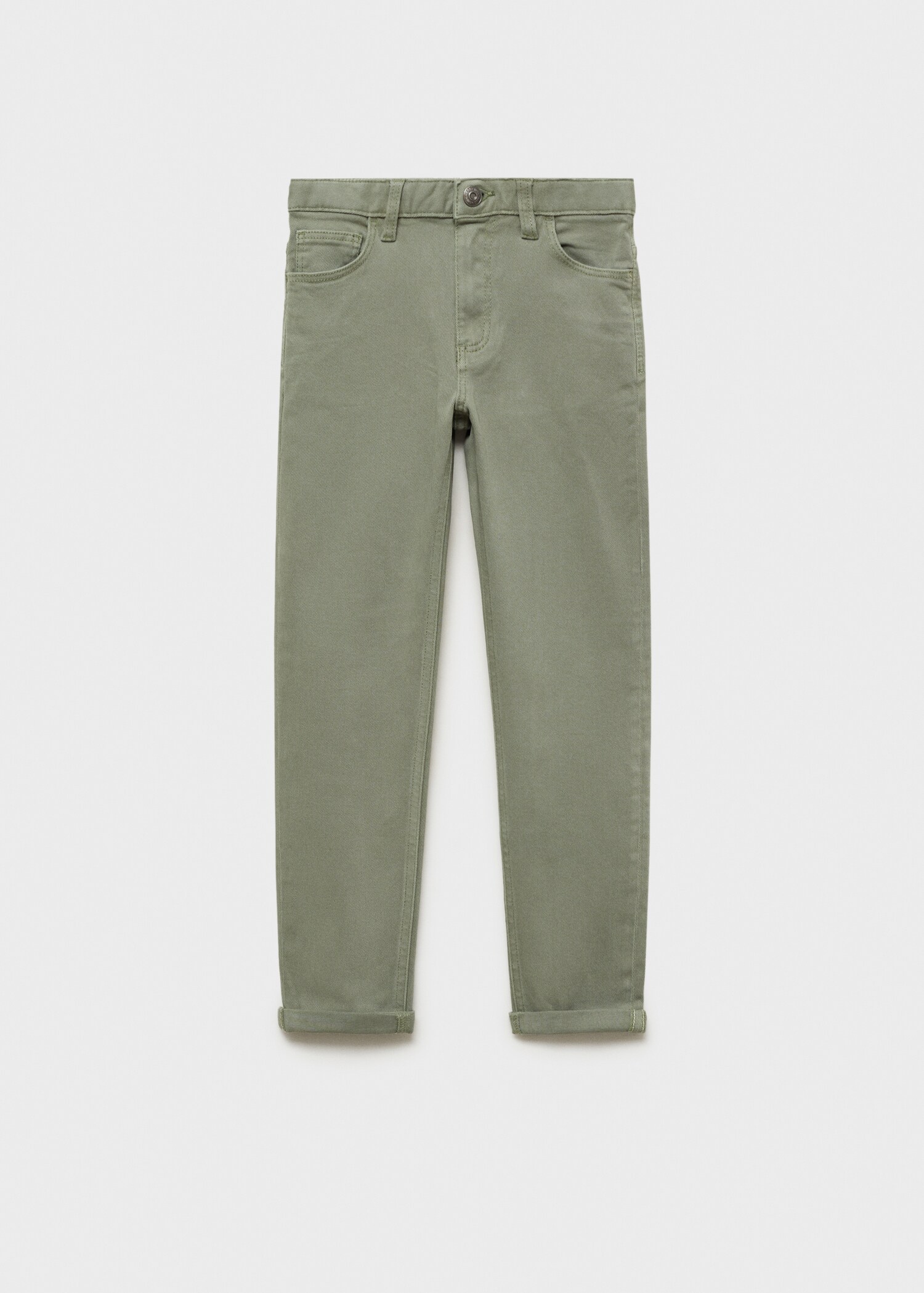 Straight cotton jeans - Article without model