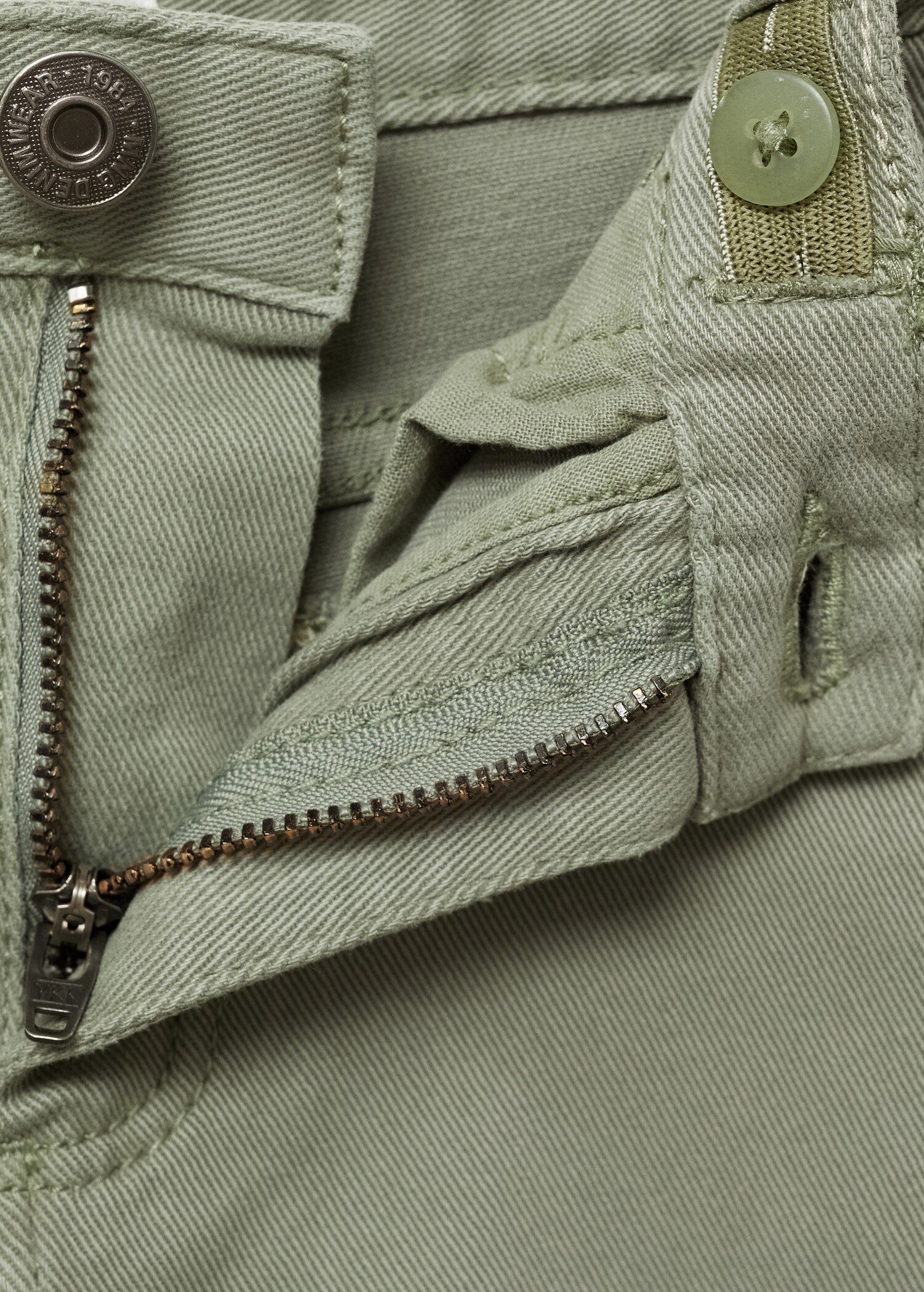 Straight cotton jeans - Details of the article 0