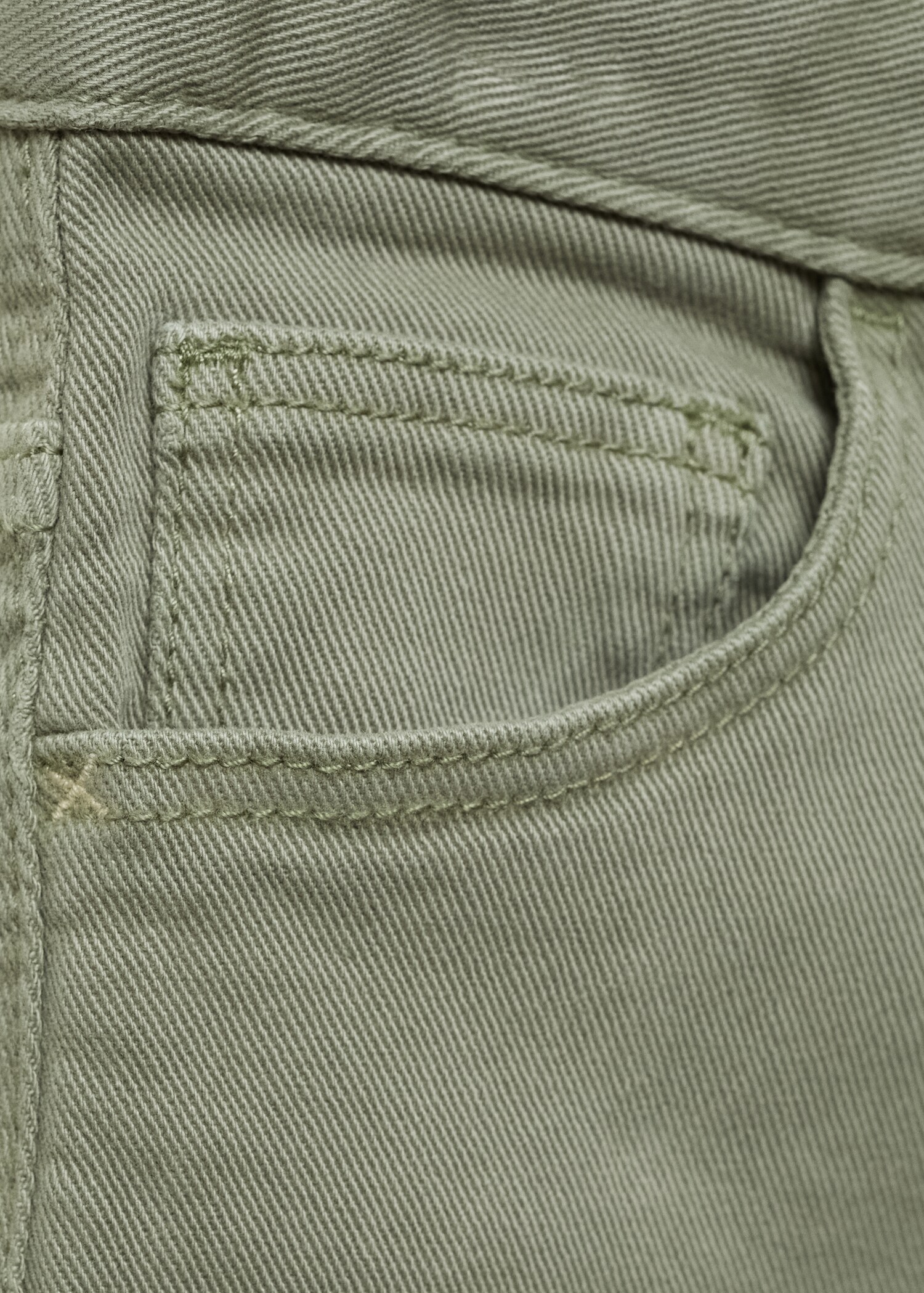 Straight cotton jeans - Details of the article 8