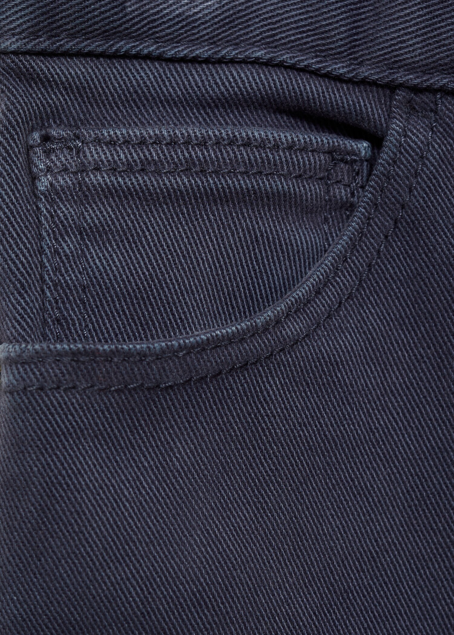Straight cotton jeans - Details of the article 0