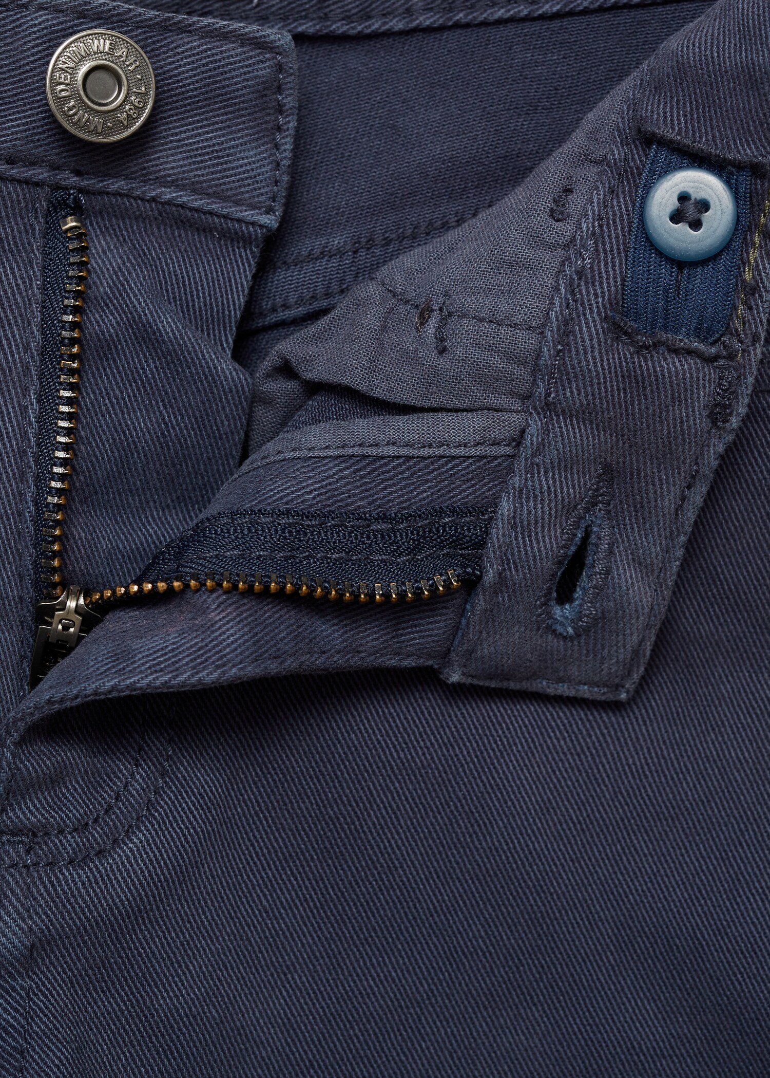 Straight cotton jeans - Details of the article 8