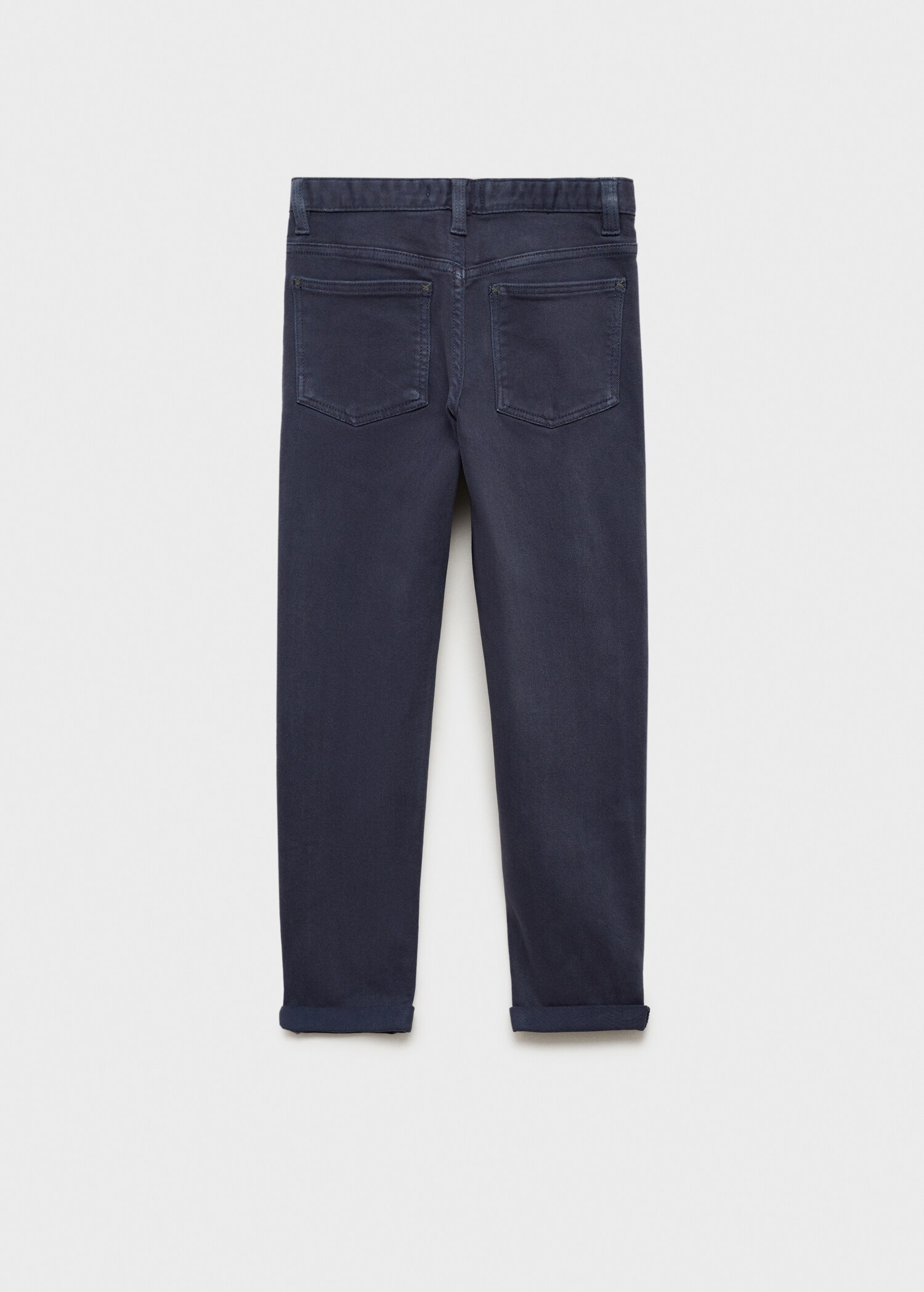 Straight cotton jeans - Reverse of the article