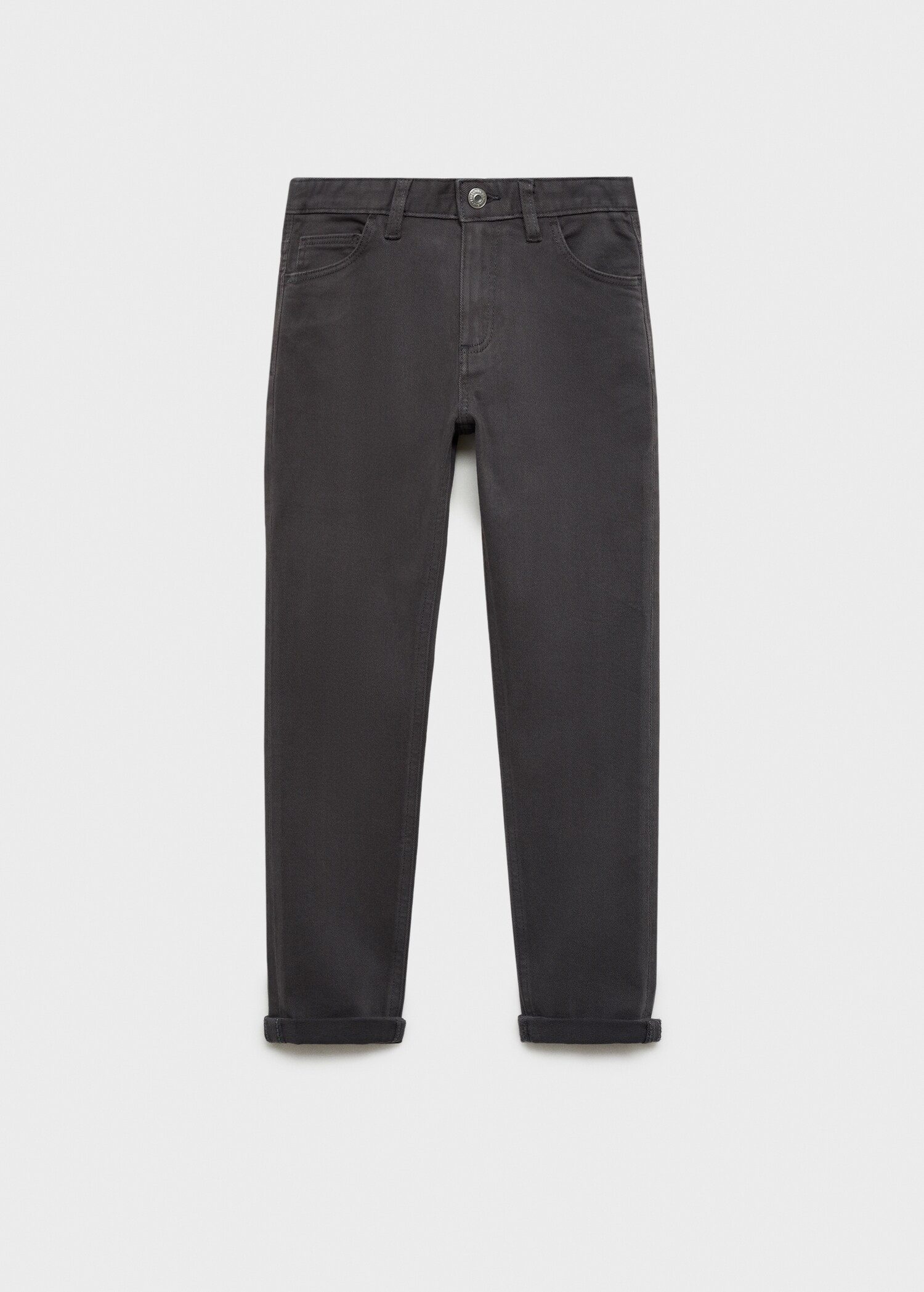 Straight cotton jeans - Article without model