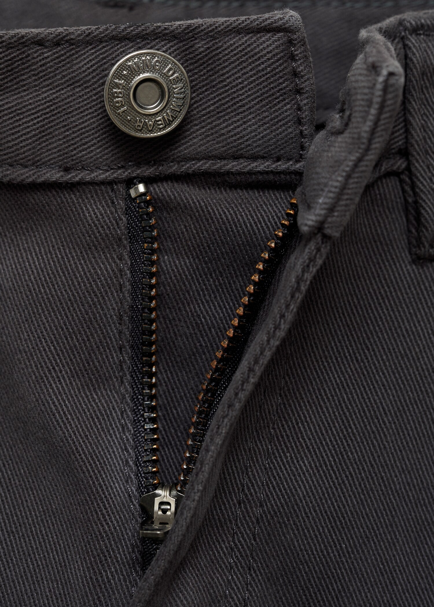Straight cotton jeans - Details of the article 8