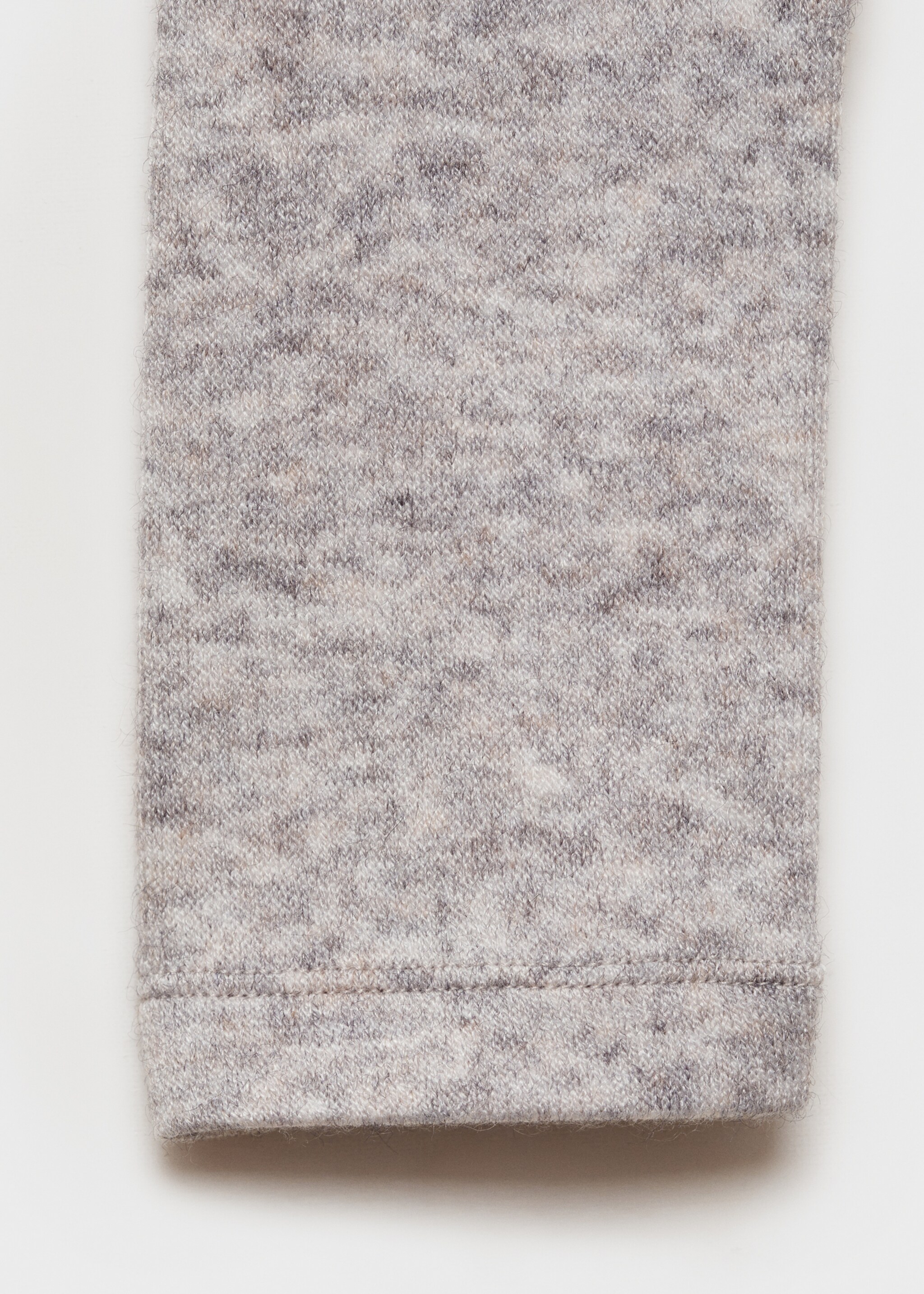 T-Shirt mit Ziernähten - Detail des Artikels 0, Hellgrau meliert. Ref: 87080623-00.