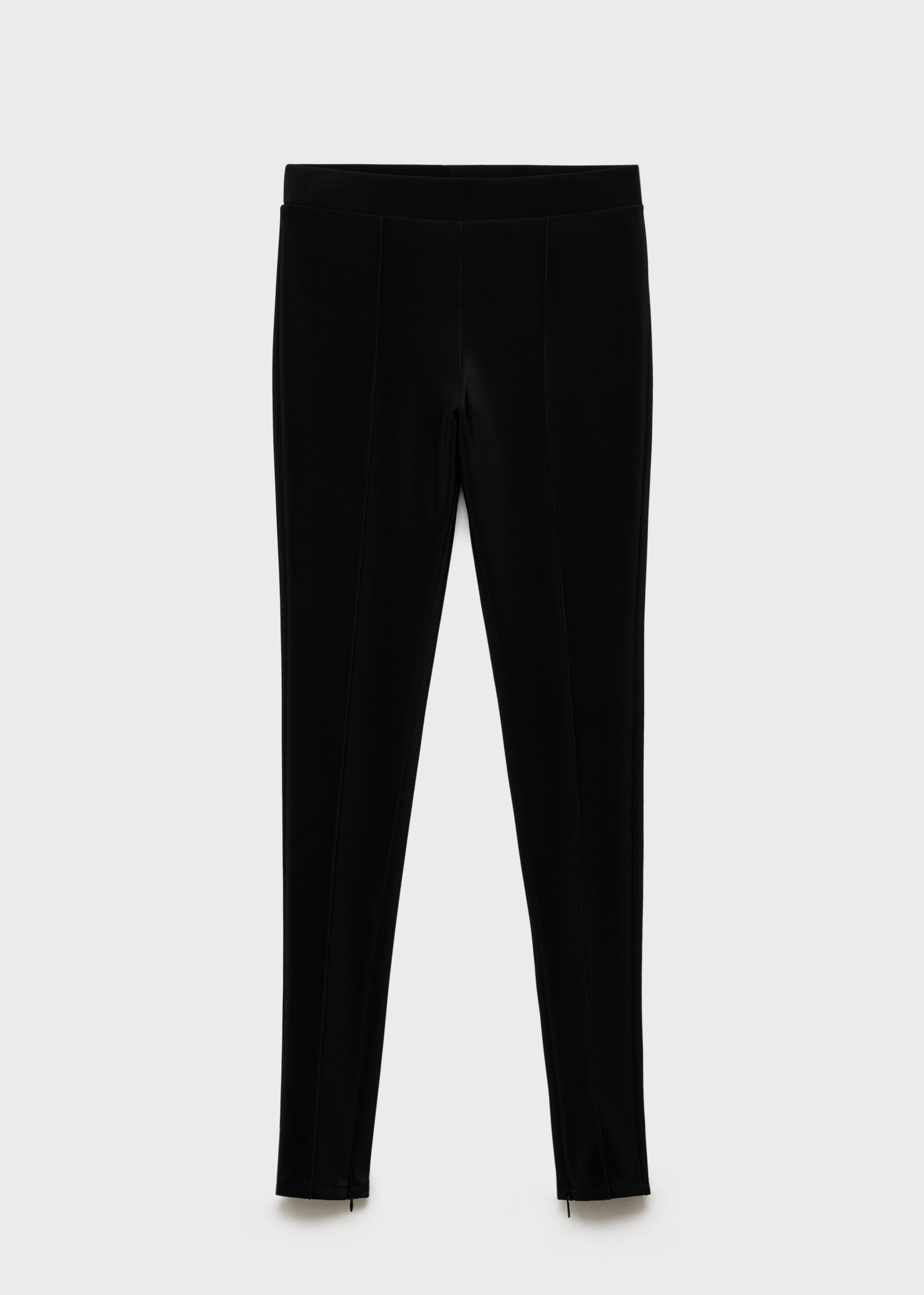 Leggings with seam detail - Article without model, Black. Ref: 87080624-00.
