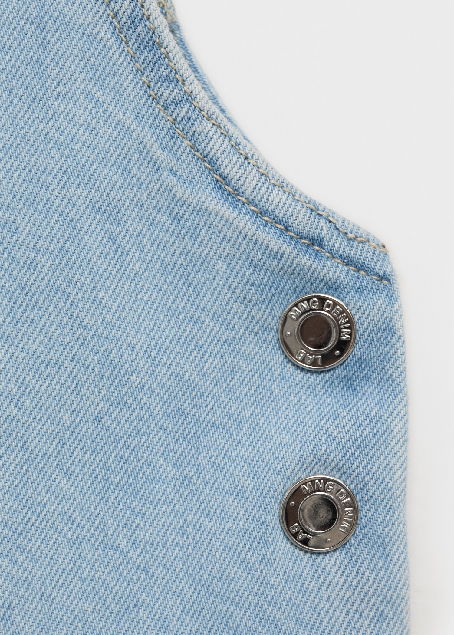 Σαλοπέτα denim μακριά - Λεπτομέρεια του προϊόντος 0