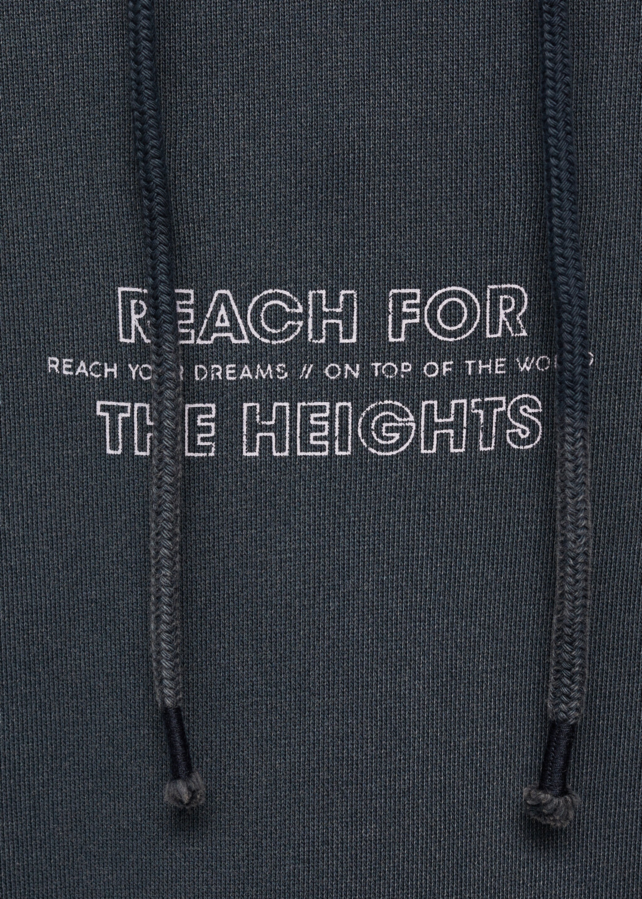 Oversized message sweatshirt - Details of the article 8, Charcoal. Ref: 87080632-00.