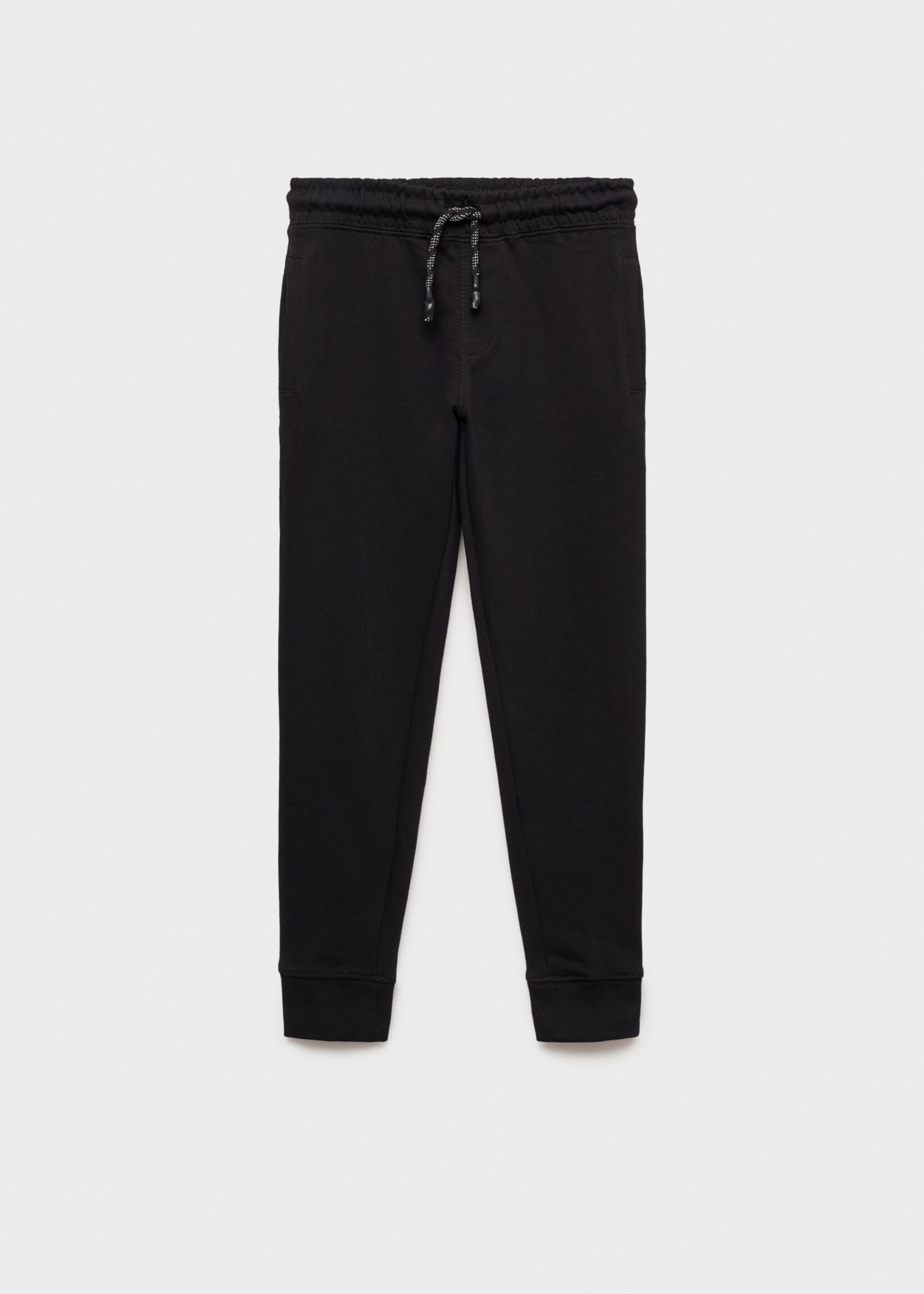 Jogger trousers with elastic waist - Article without model, Black. Ref: 87080634-00.