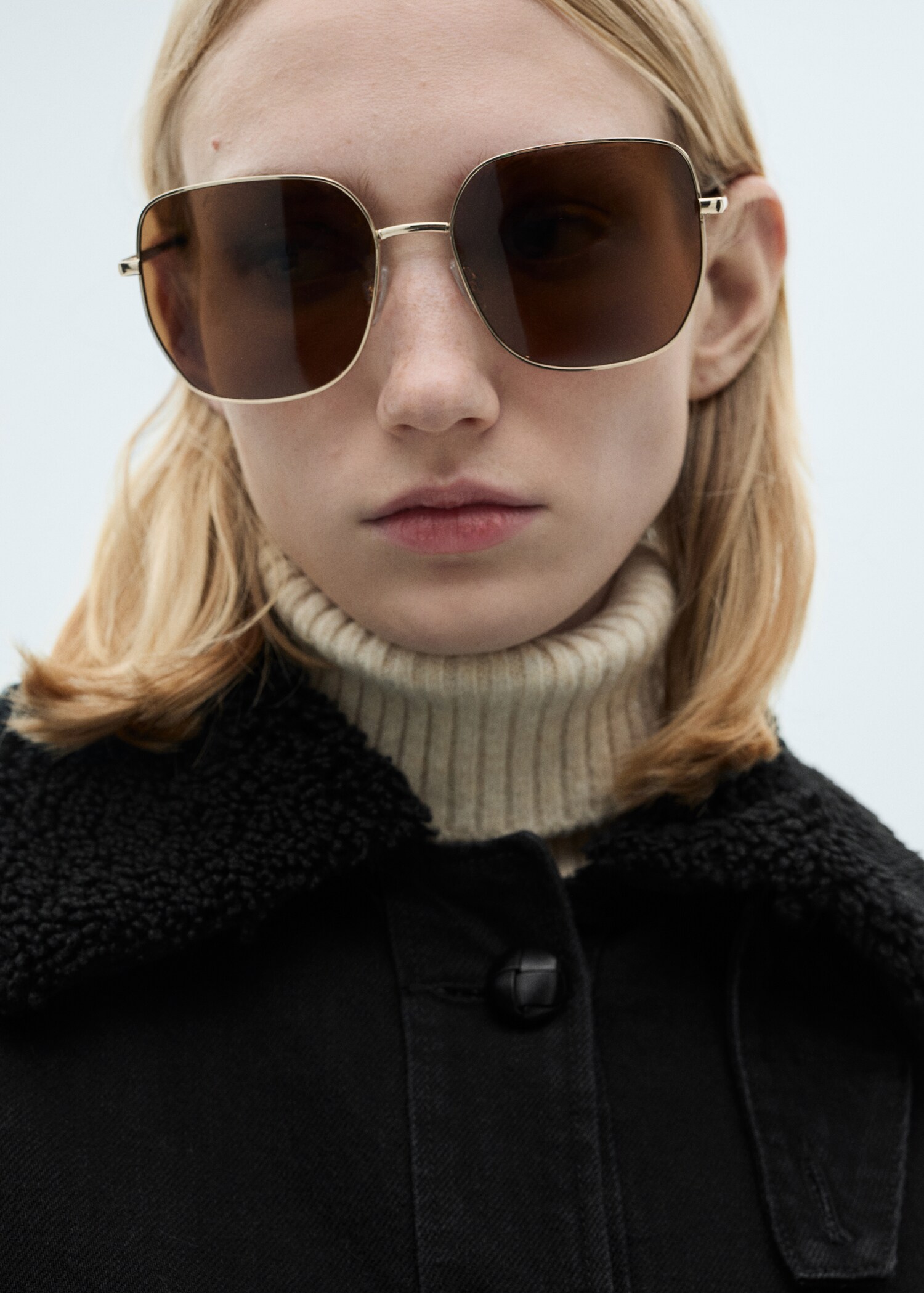 Blouson double face imitation mouton retourné - Détail de l'article 1