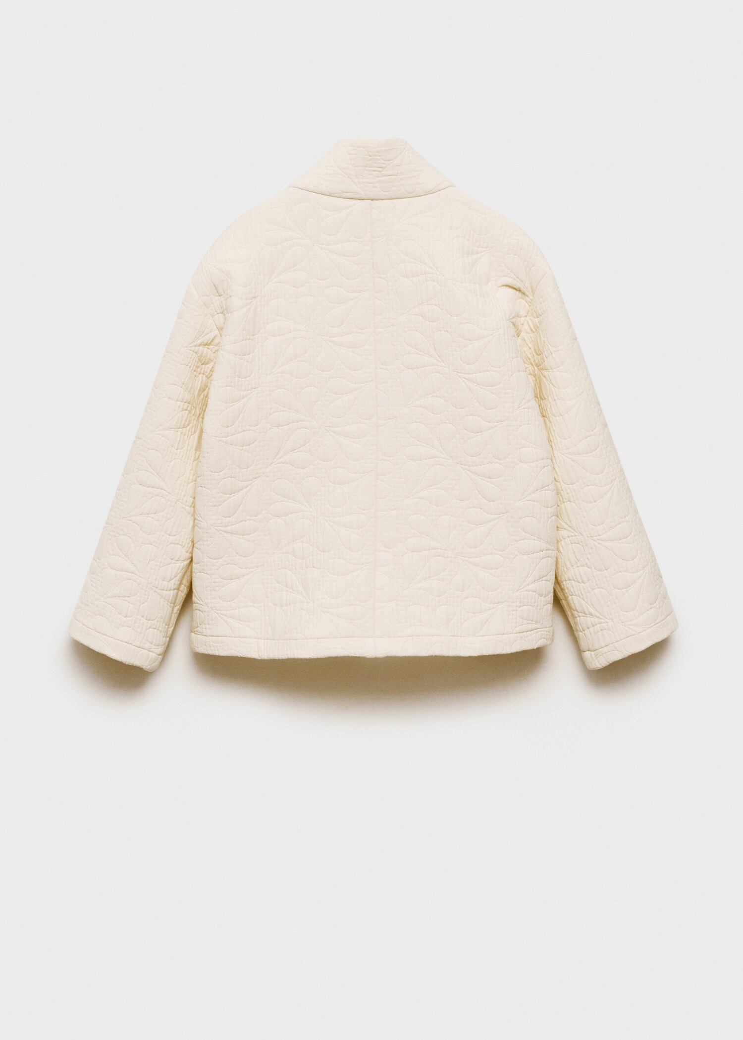 Textured embroidered jacket - Reverse of the article