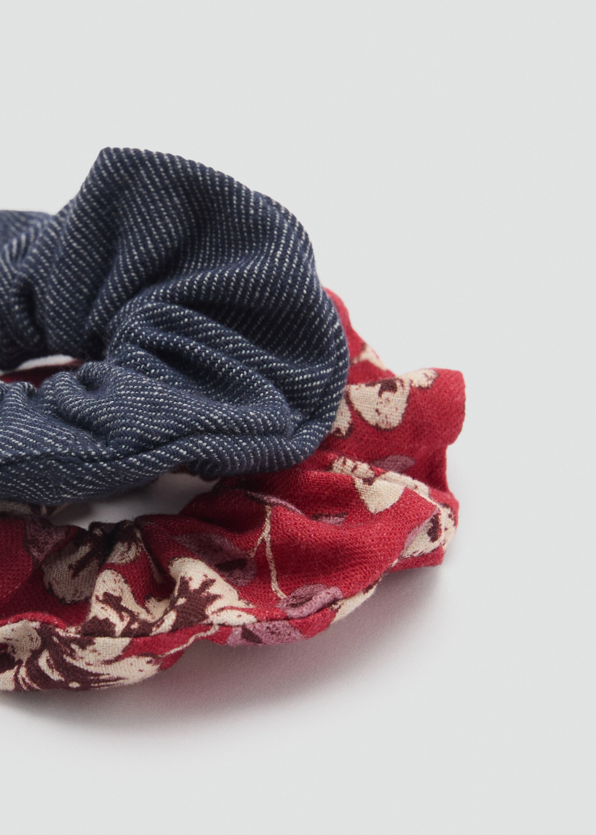 2 hair tie pack - Medium plane, Ecru. Ref: 87080648-00.