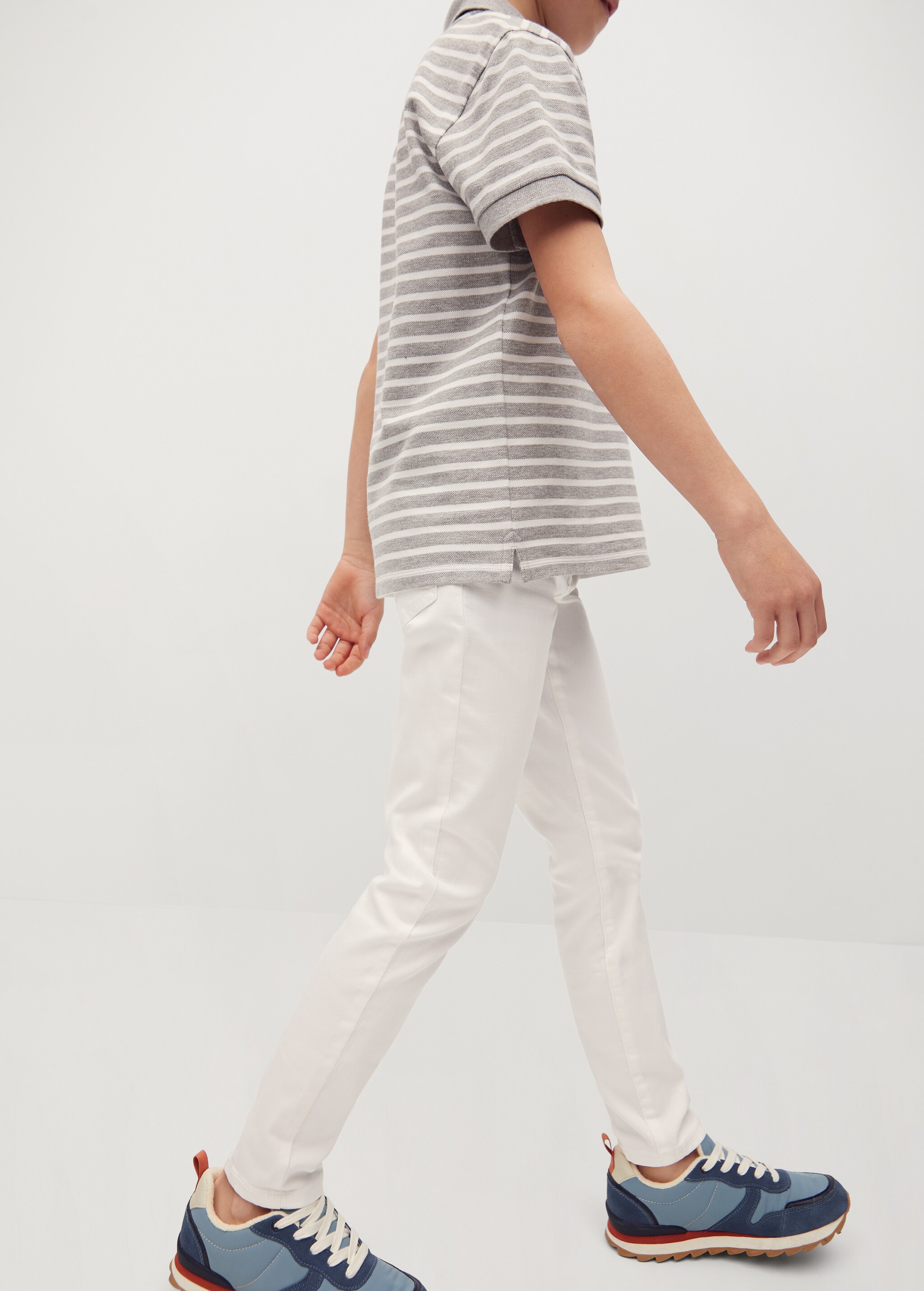 Bavlněné kalhoty slim fit - Detail zboží 1