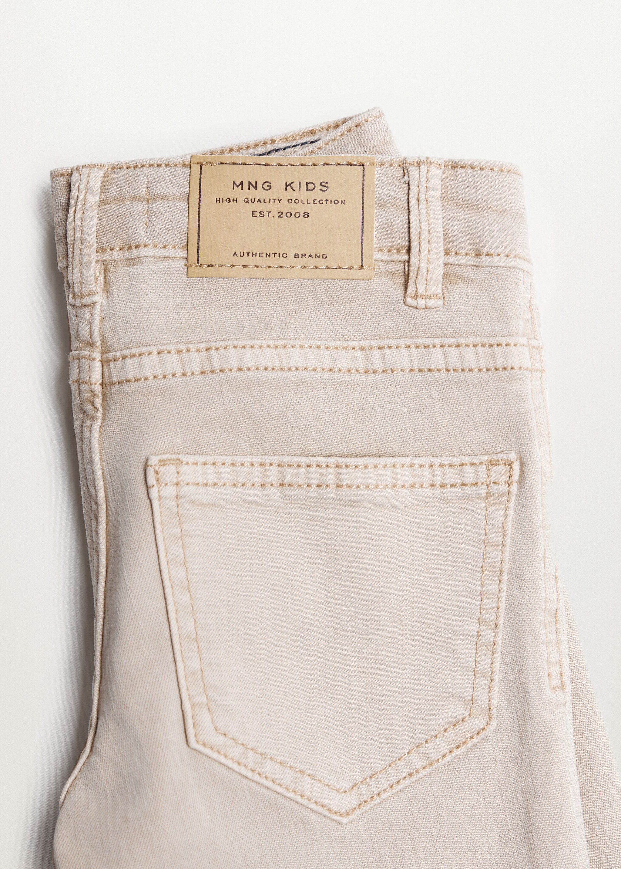 Bavlněné kalhoty slim fit - Detail zboží 8