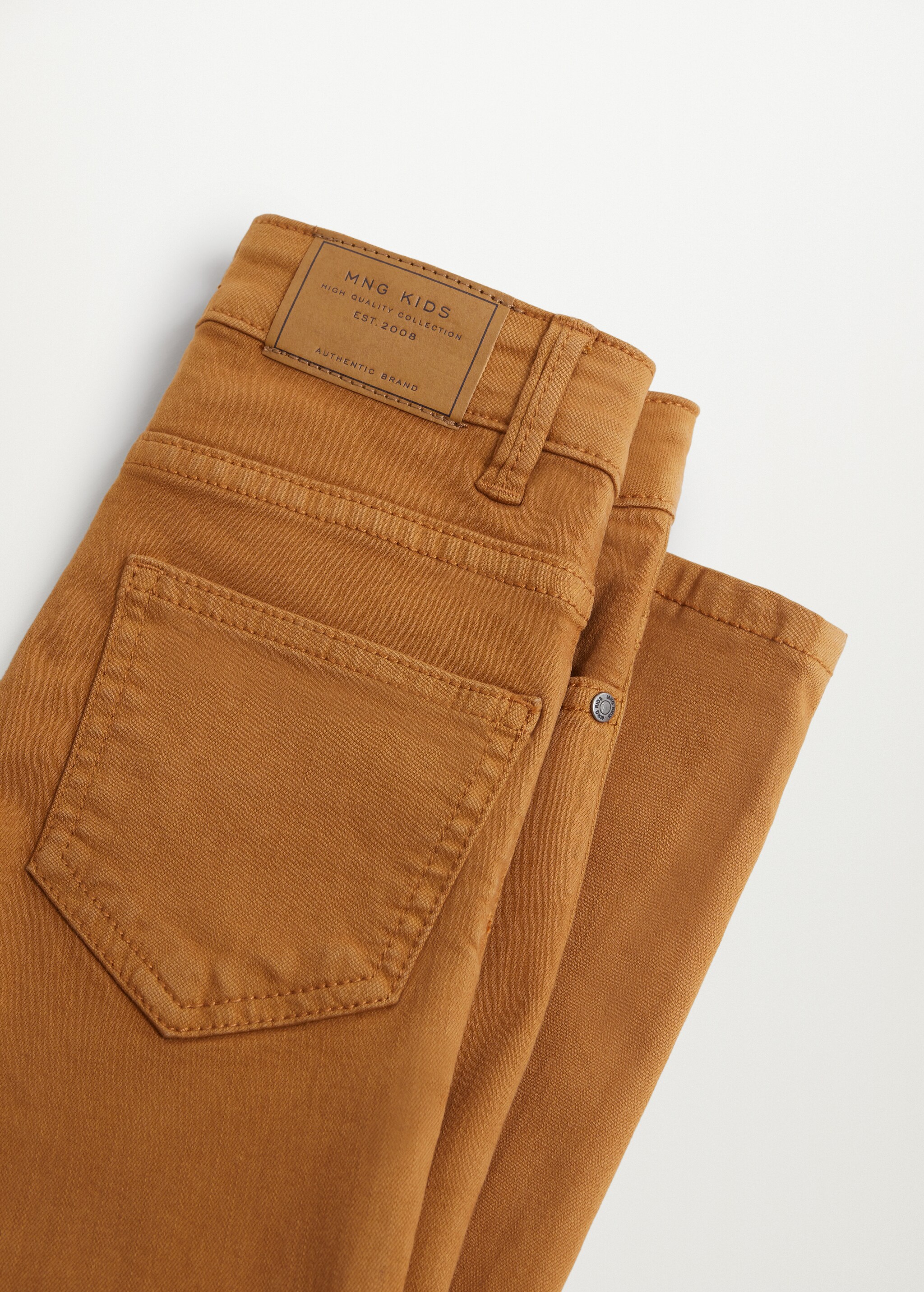 Bavlněné kalhoty slim fit - Detail zboží 8