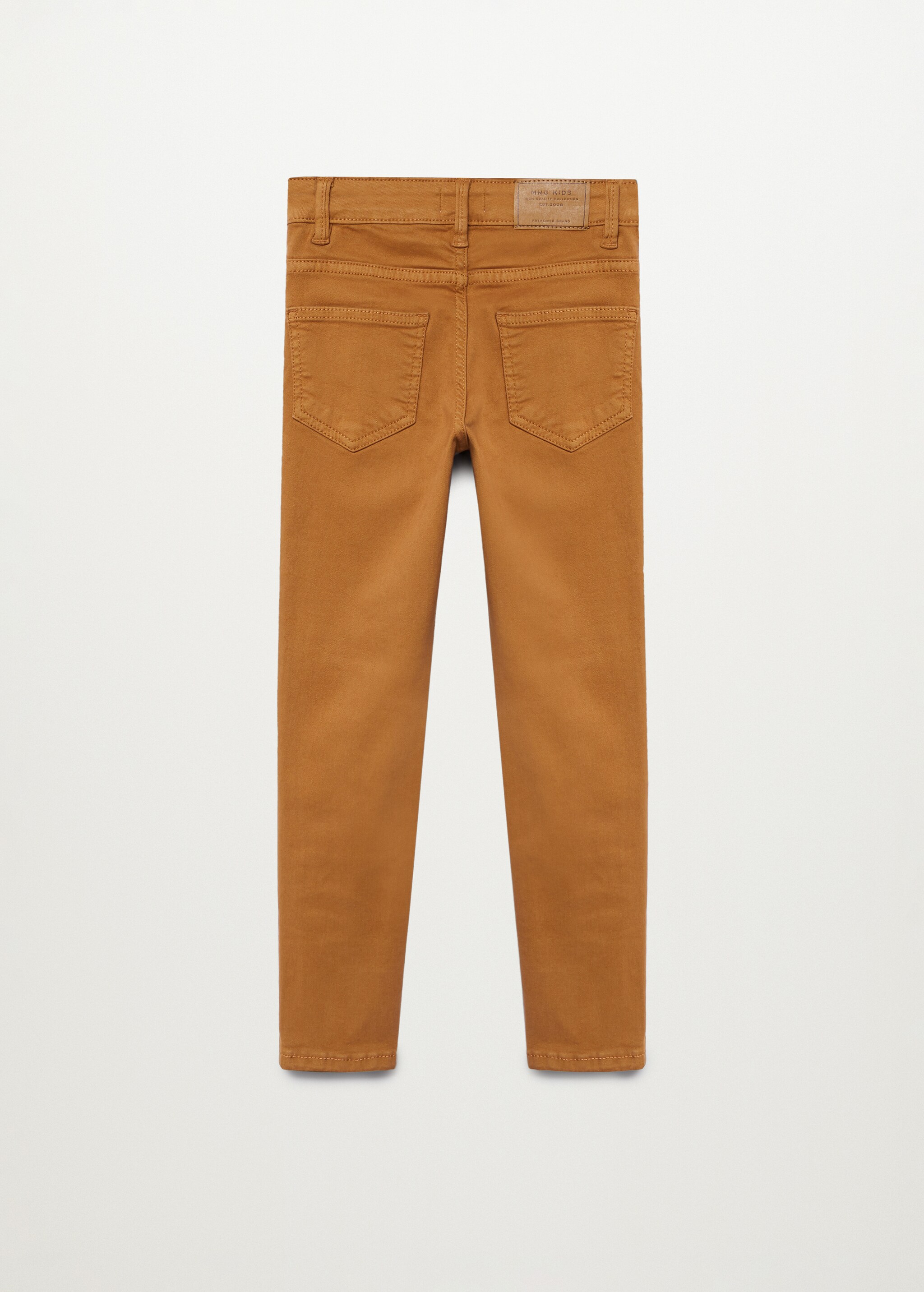 Bavlněné kalhoty slim fit - Zadní strana zboží
