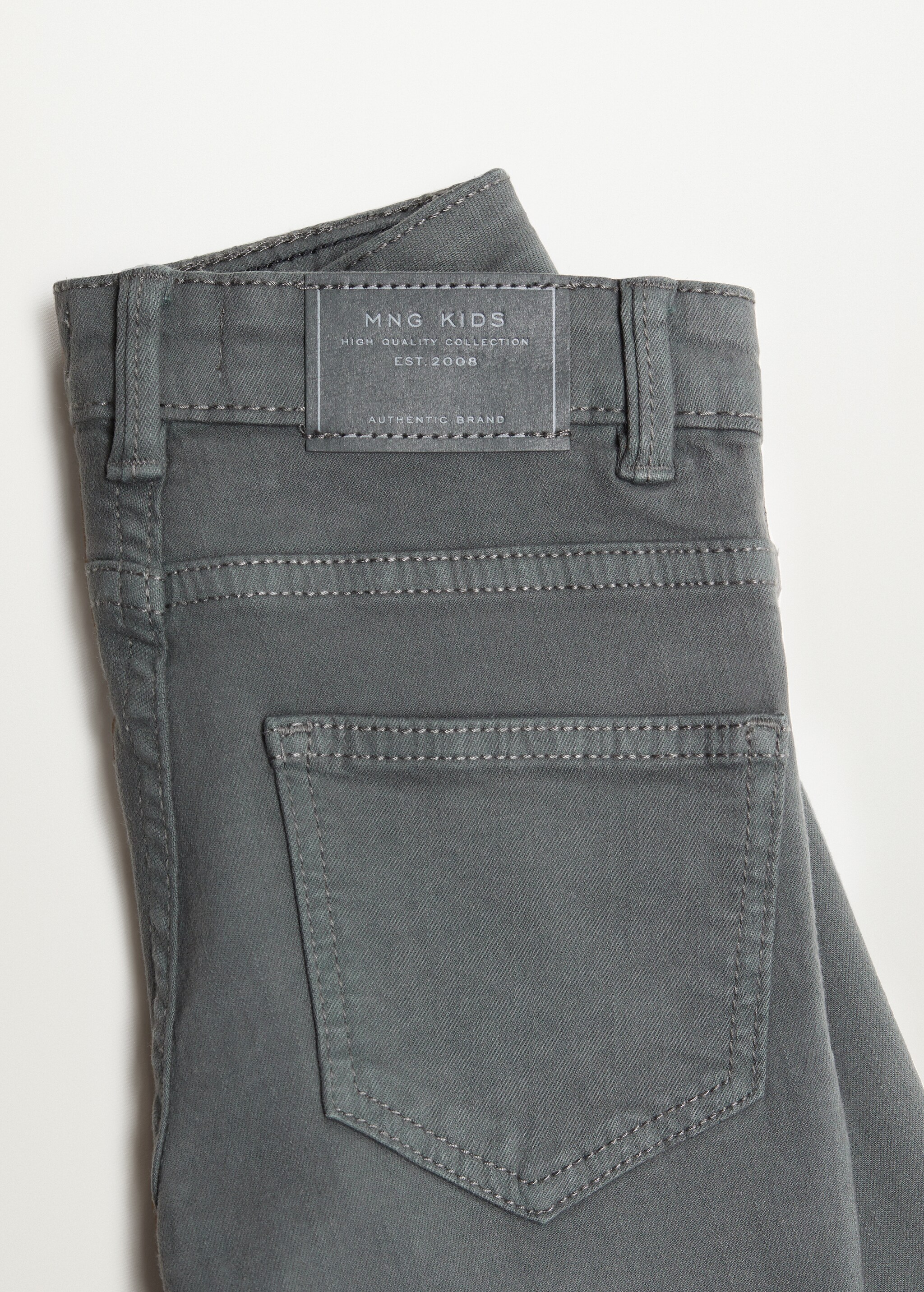 Bavlněné kalhoty slim fit - Detail zboží 8