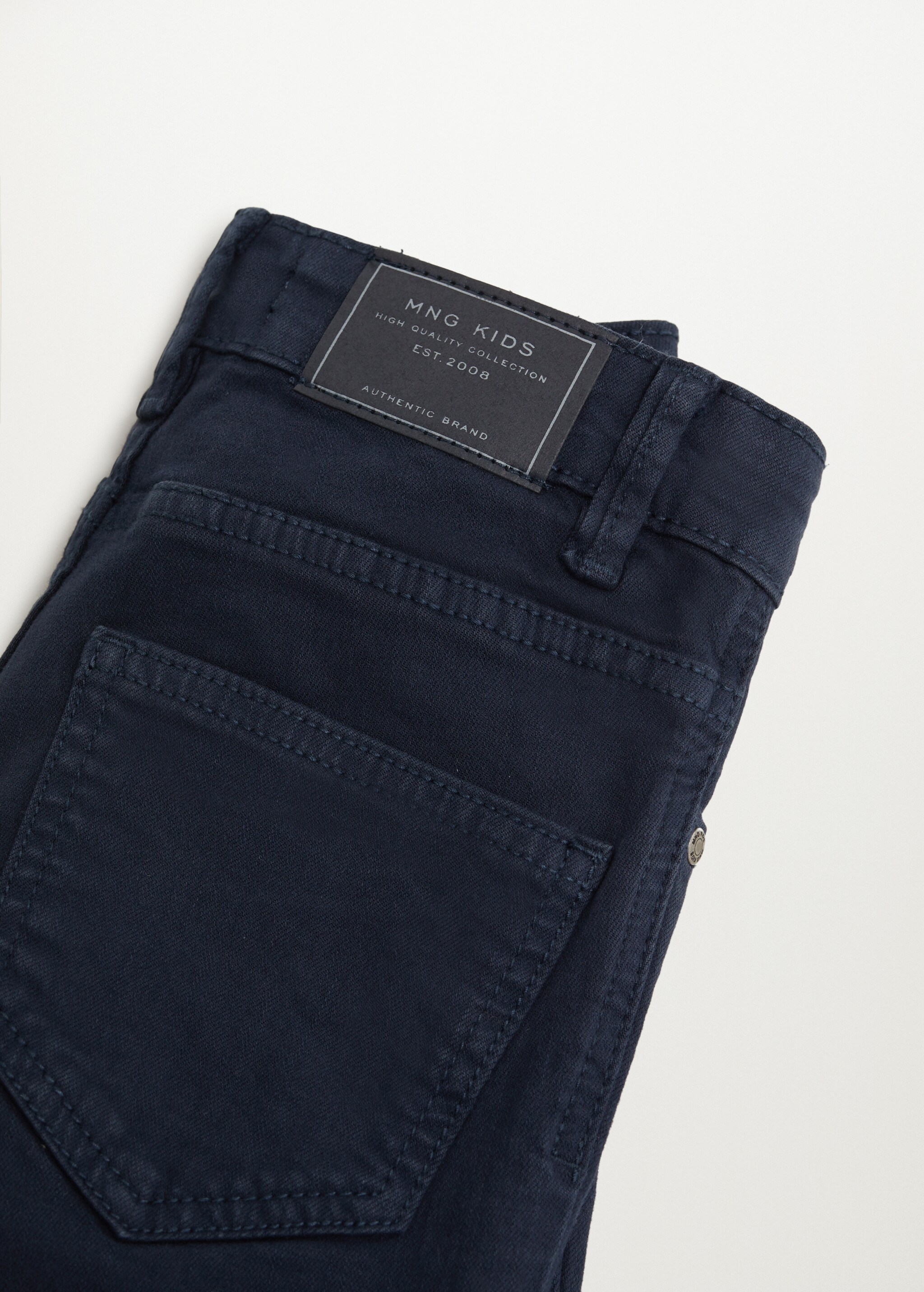 Bavlněné kalhoty slim fit - Detail zboží 8