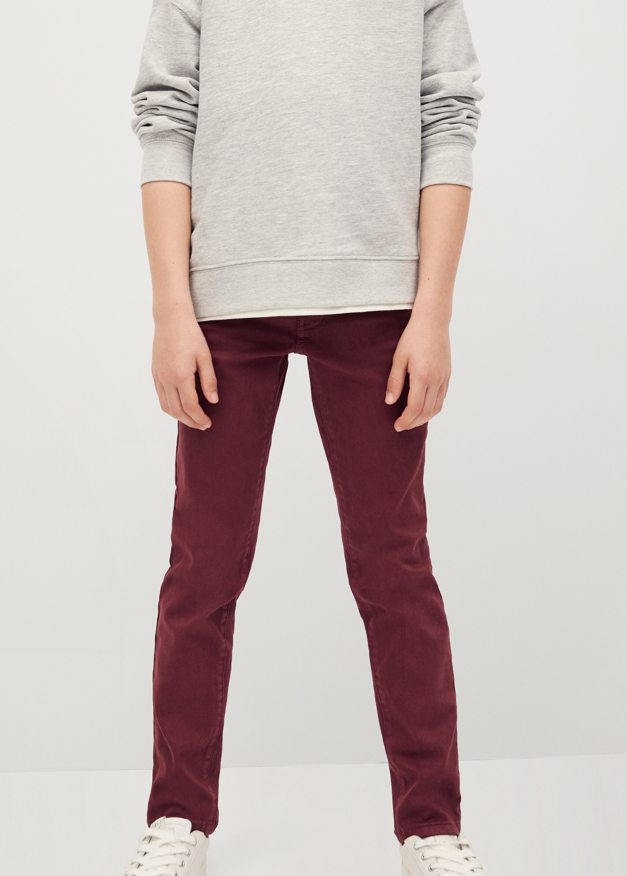 Bavlněné kalhoty slim fit - Detail zboží 1