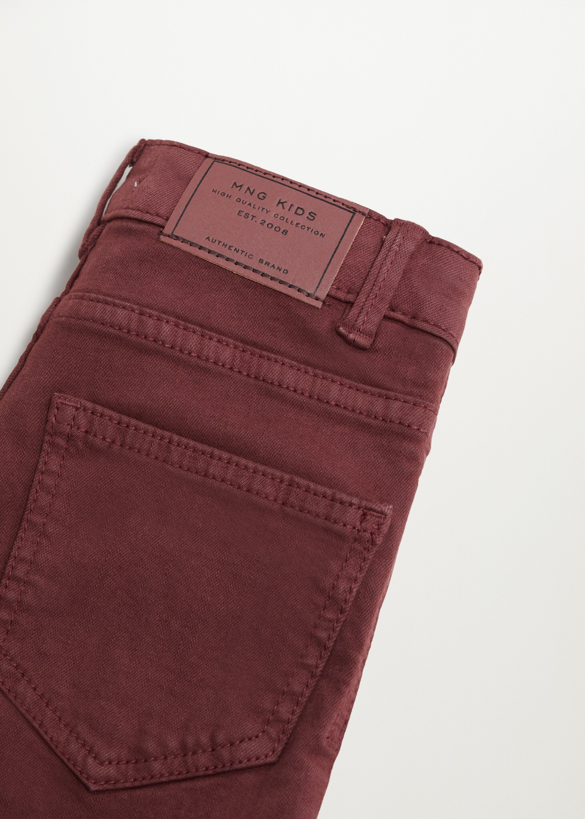 Bavlněné kalhoty slim fit - Detail zboží 8