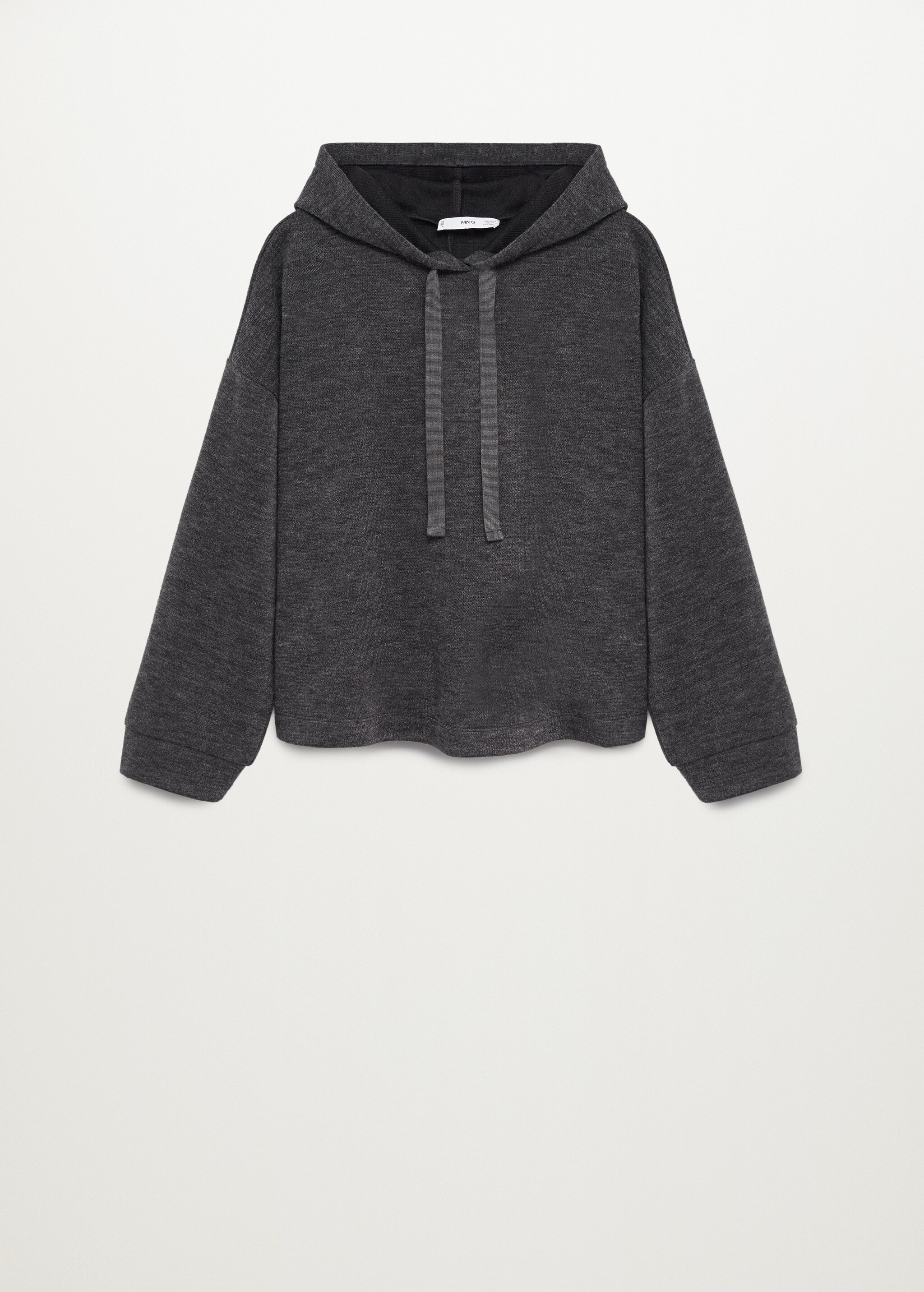 Sudadera oversize jaspeada  - Artículo sin modelo