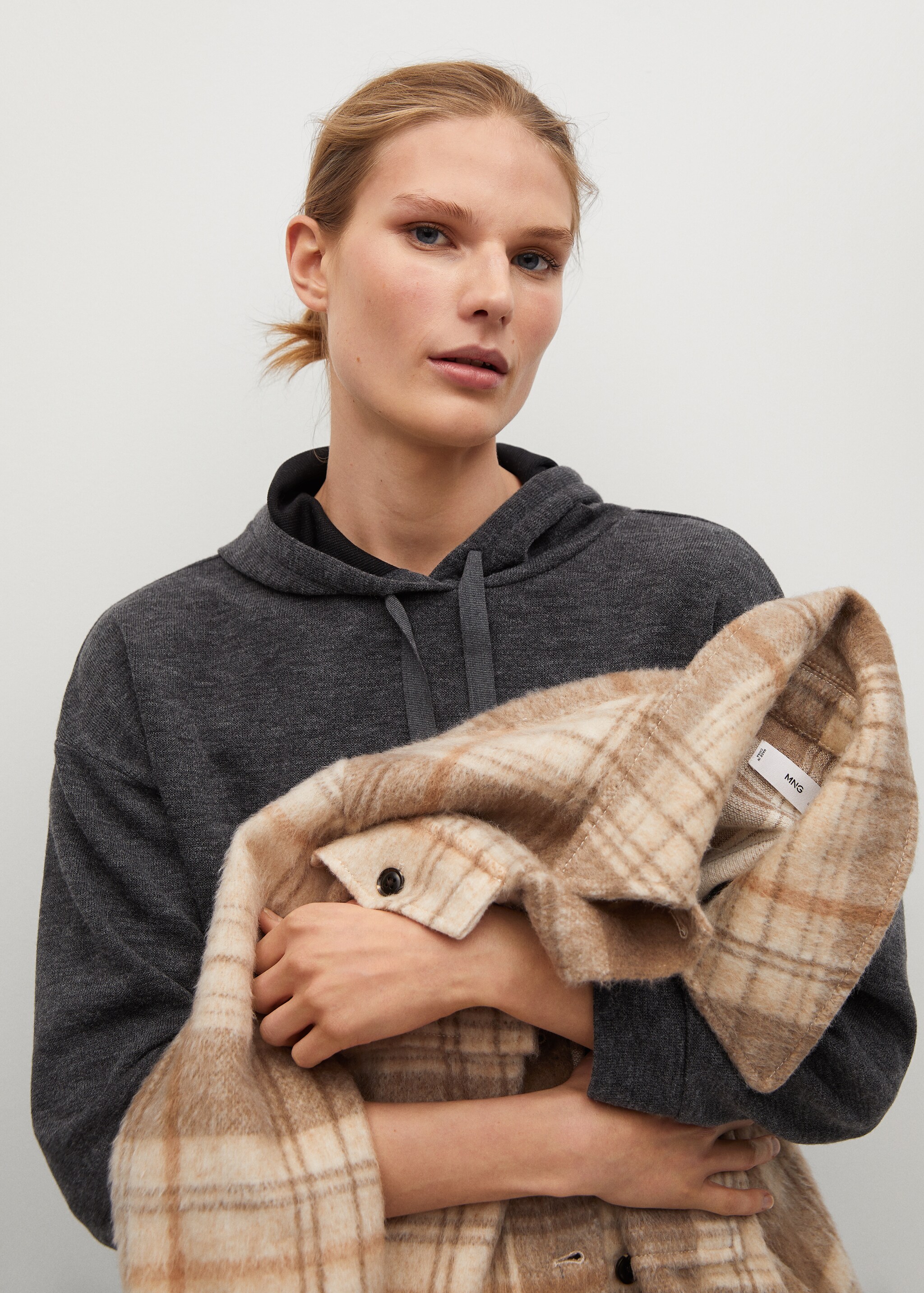 Sudadera oversize jaspeada  - Detalle del artículo 2