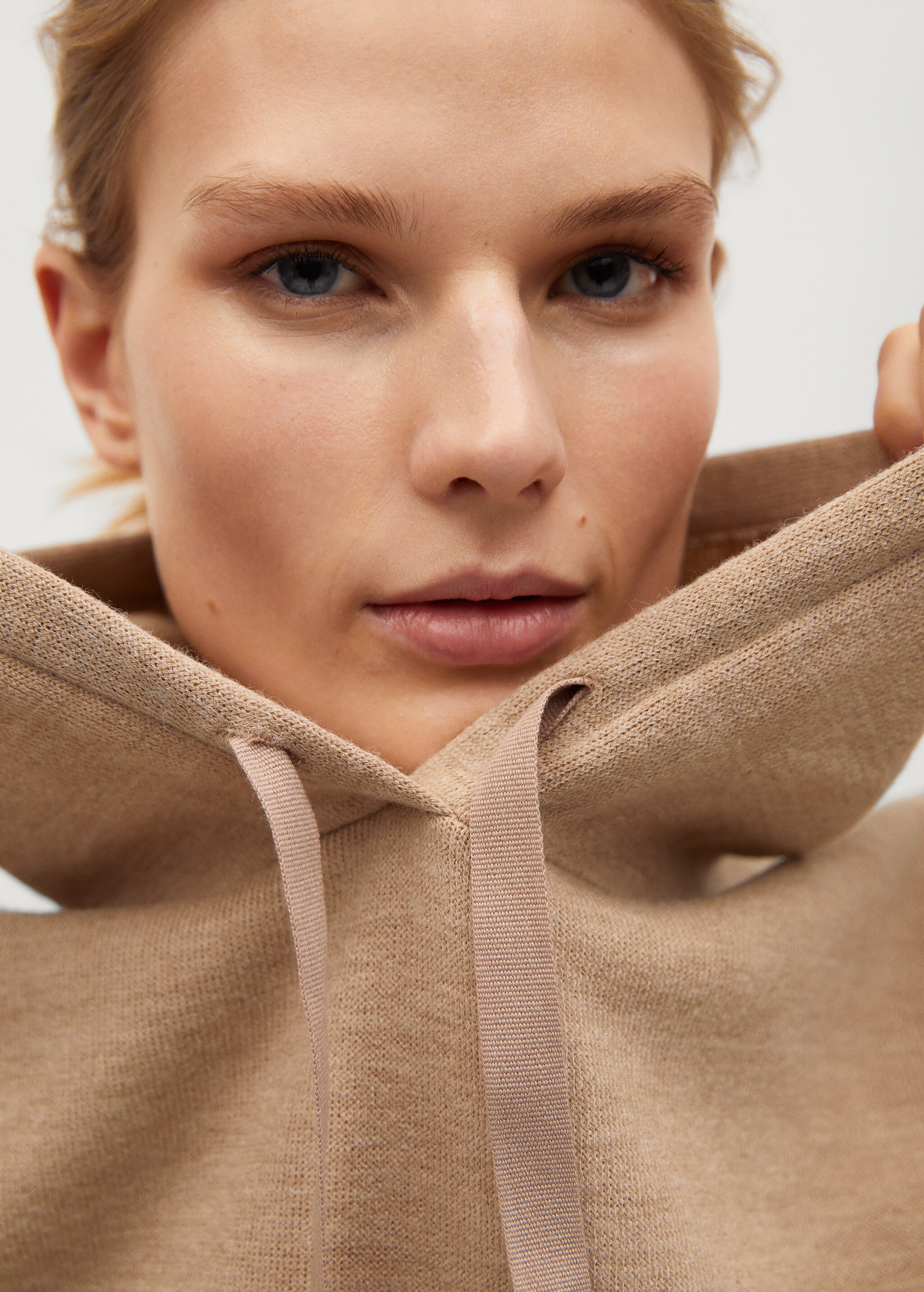 Sudadera oversize jaspeada  - Detalle del artículo 1