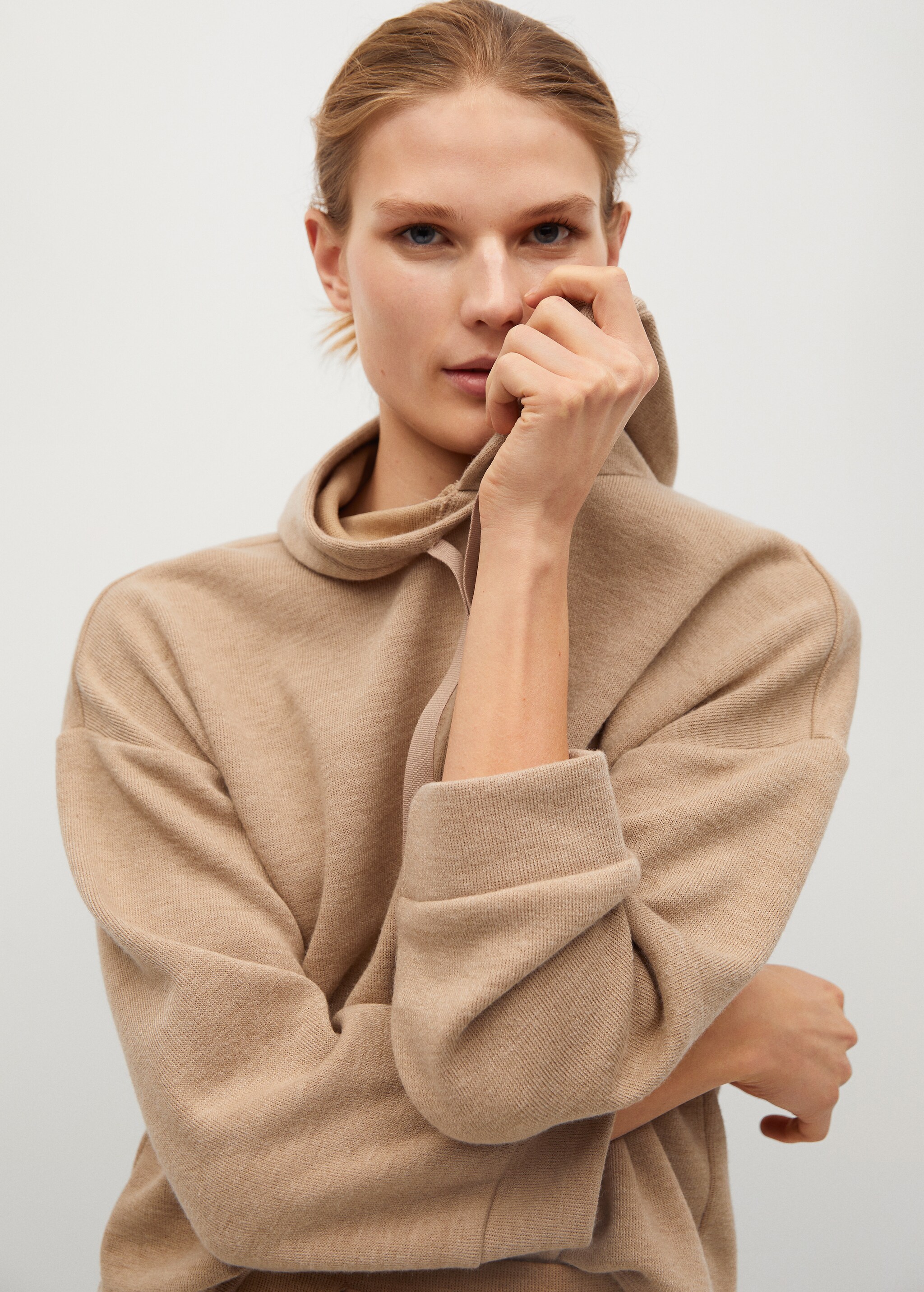 Sudadera oversize jaspeada  - Detalle del artículo 2