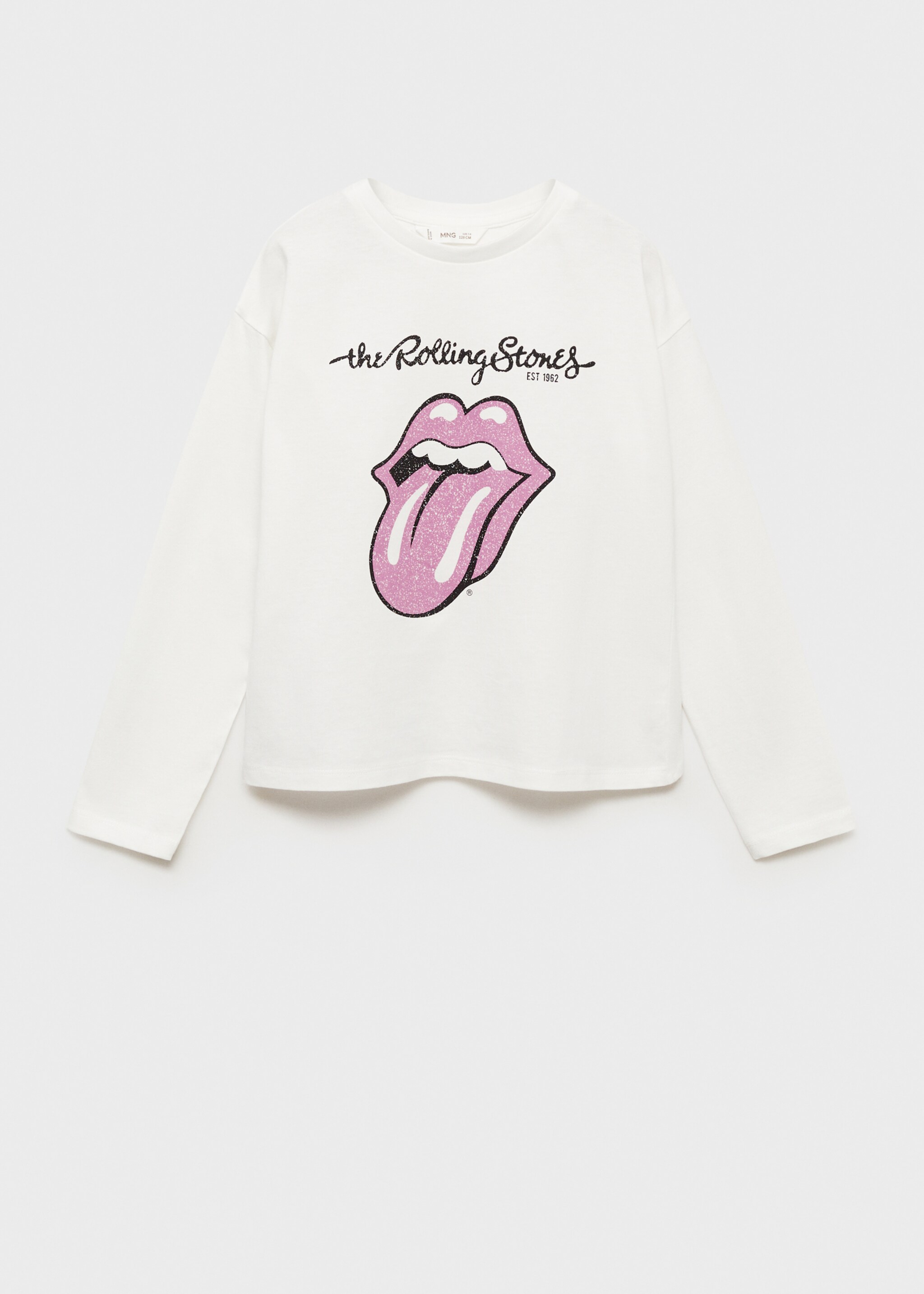 T-shirt The Rolling Stones - Artikel utan modell, Benvit. Ref: 87081045-00.