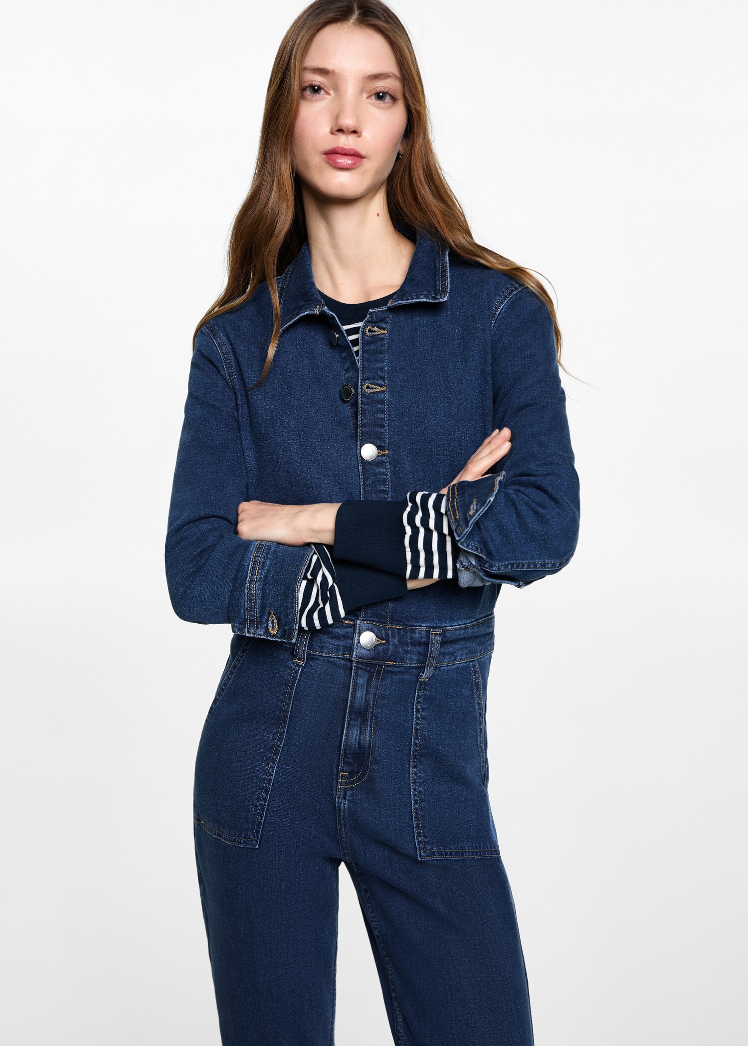 Granota acampanada denim - Pla mig