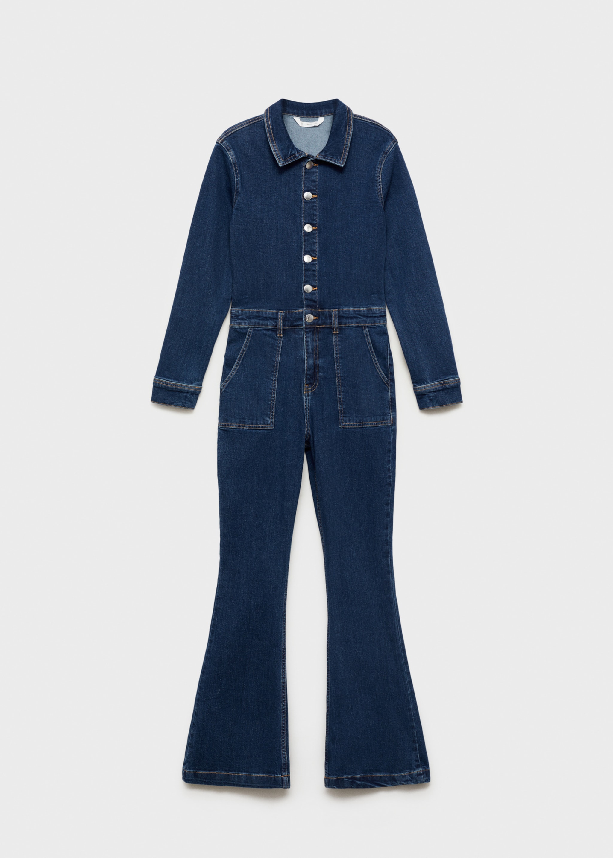 Granota acampanada denim - Article sense model, Blau mitjà. Ref: 87081046-00.