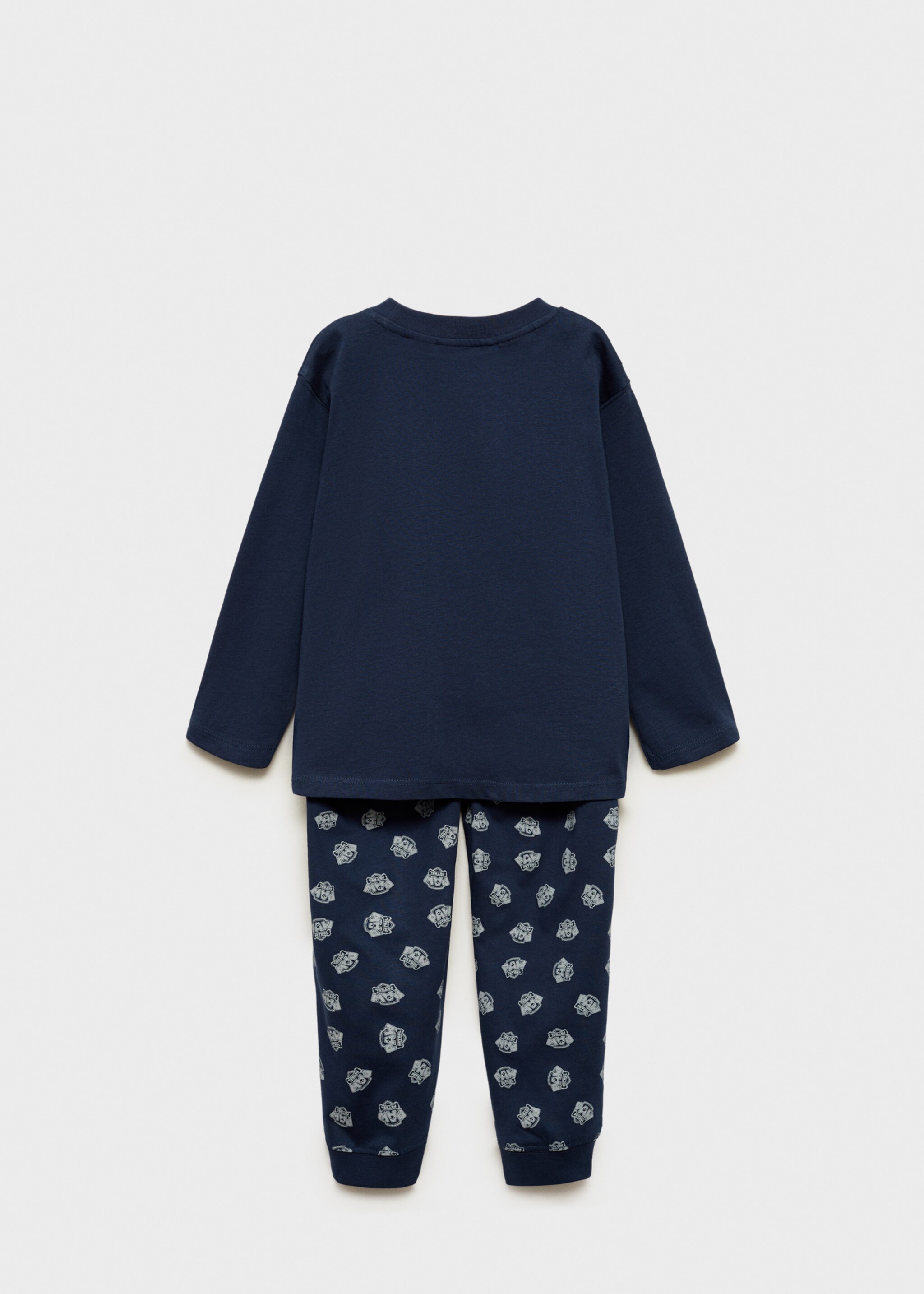 Paw Patrol pyjamas - Reverse of the article, Dark Navy. Ref: 87081047-00.
